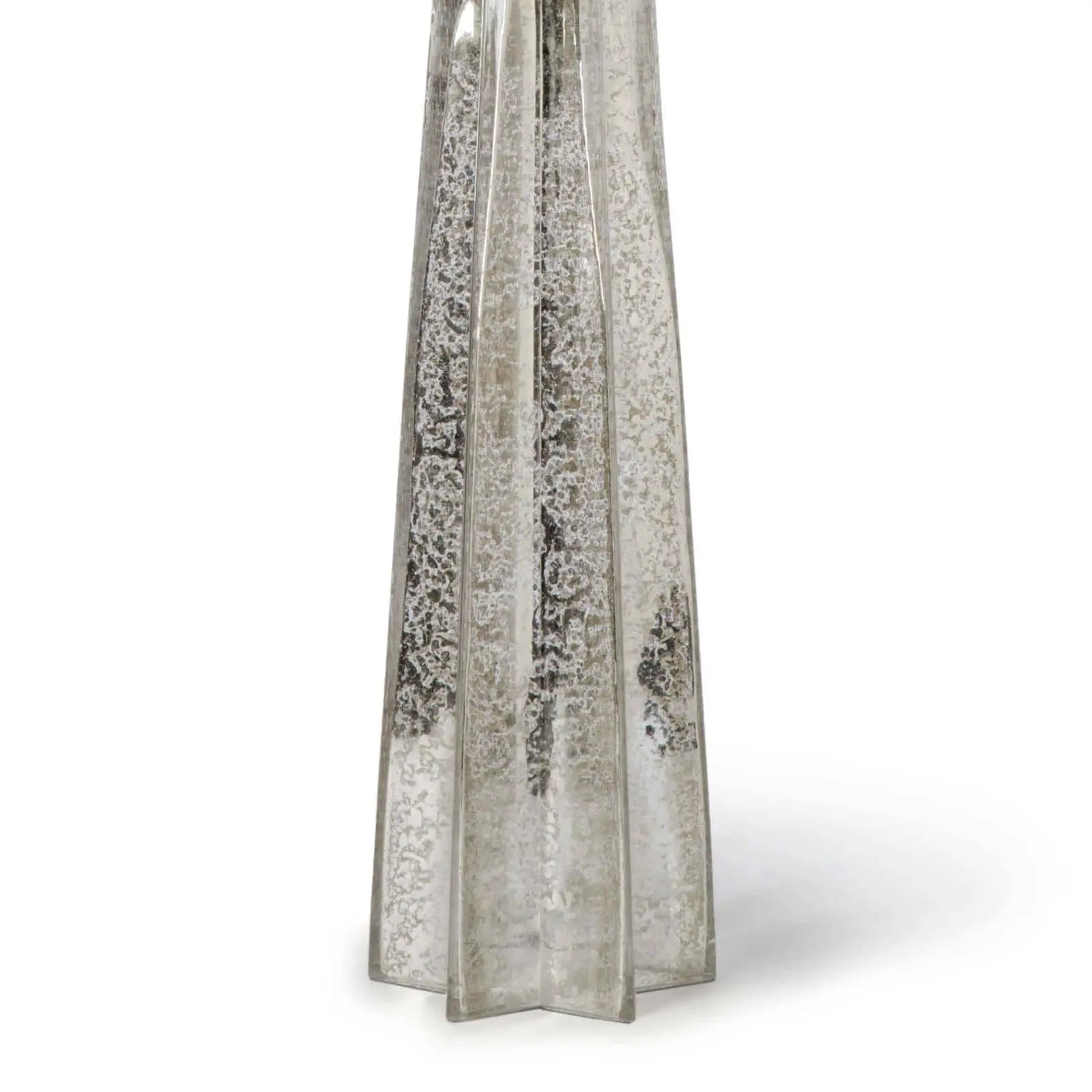 Glass Star Table Lamp (Antique Mercury)