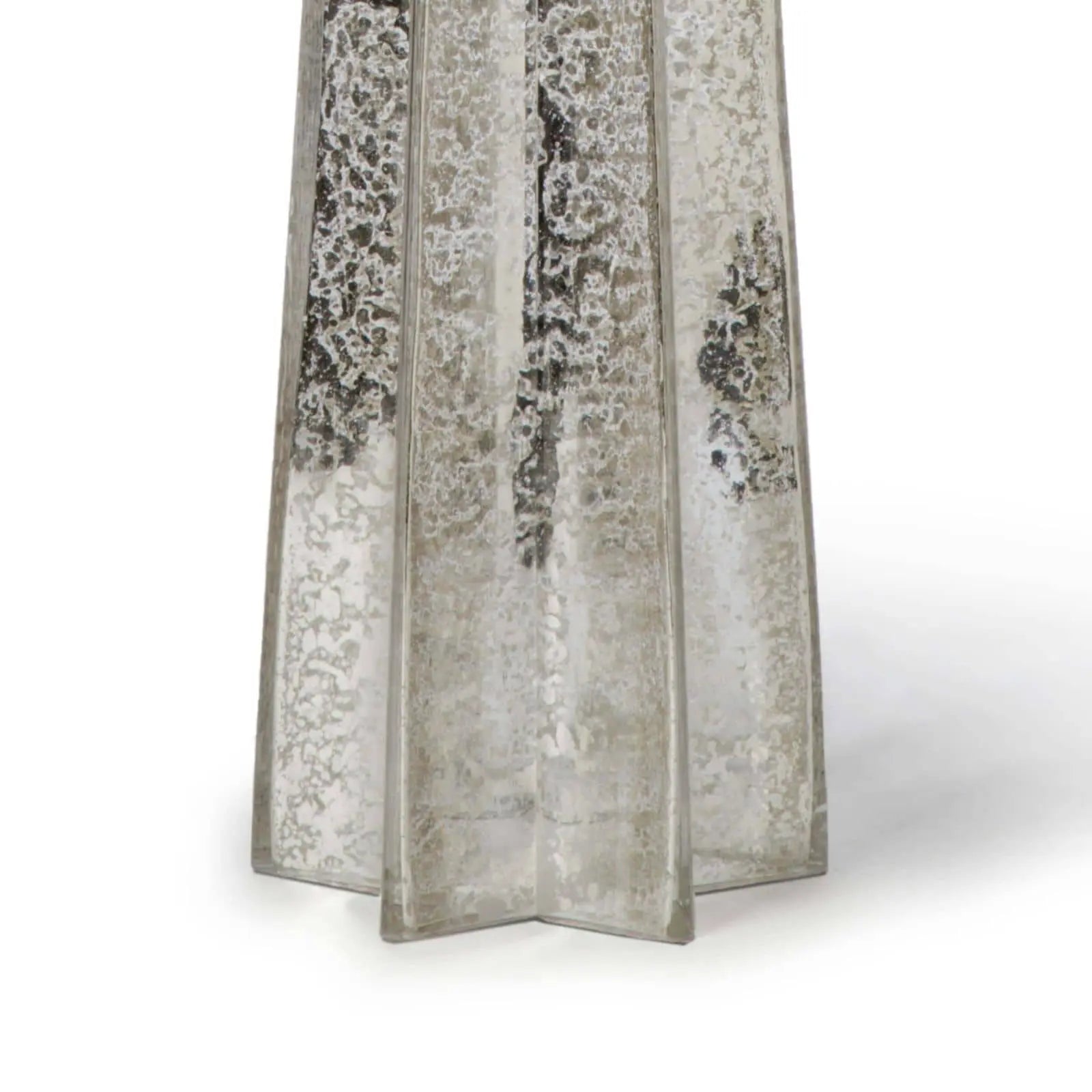 Glass Star Table Lamp (Antique Mercury)