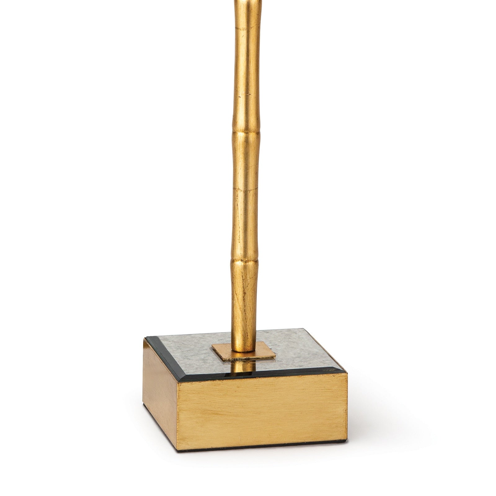 Gold-colored object on a white background