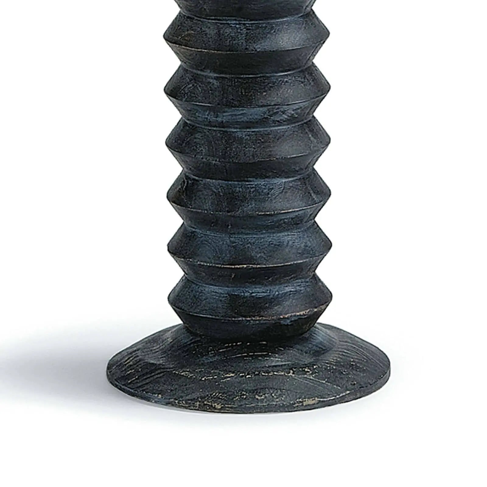 Accordion Floor Lamp - 63" Ebony Birch Wood Sculptural Lamp - Villa Decor & Design