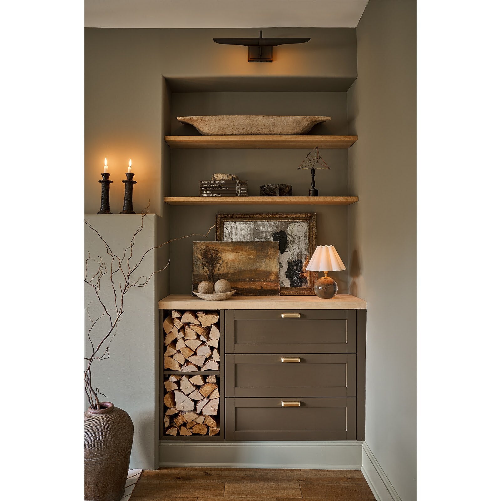 Redford Picture Light (Small or Large) – Natural Brass, Oil Rubbed Bronze, or Polished Nickel