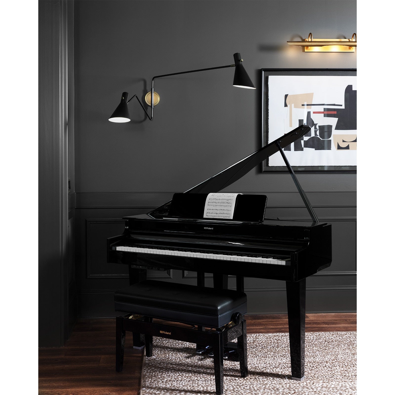 Redford Picture Light (Small or Large) – Natural Brass, Oil Rubbed Bronze, or Polished Nickel