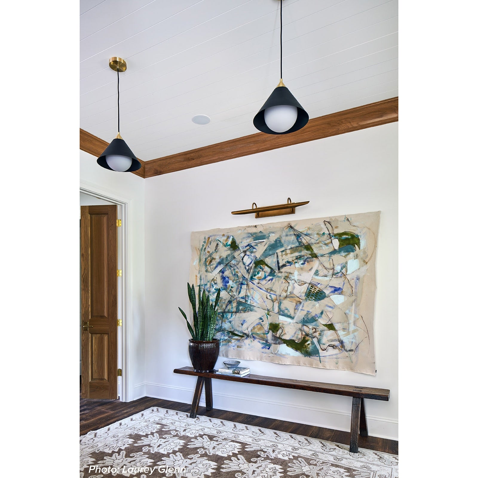 Redford Picture Light (Small or Large) – Natural Brass, Oil Rubbed Bronze, or Polished Nickel