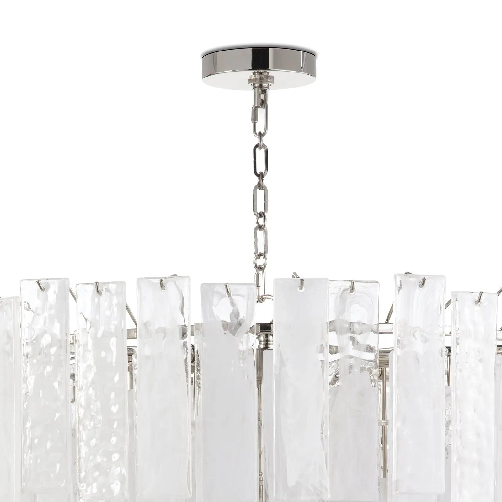 Glacier Chandelier Large (Polished Nickel)