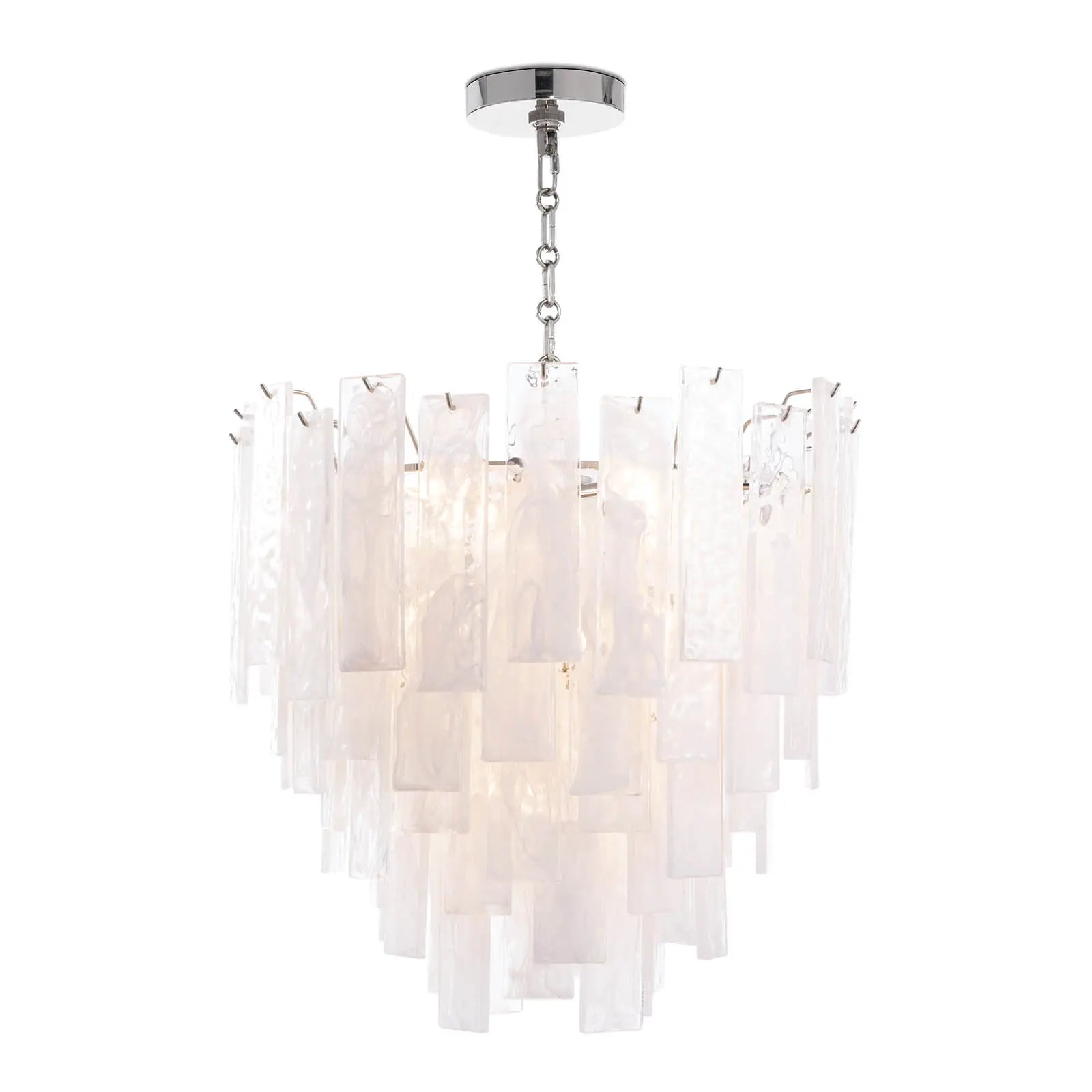 Glacier Chandelier small (Polished Nickel)