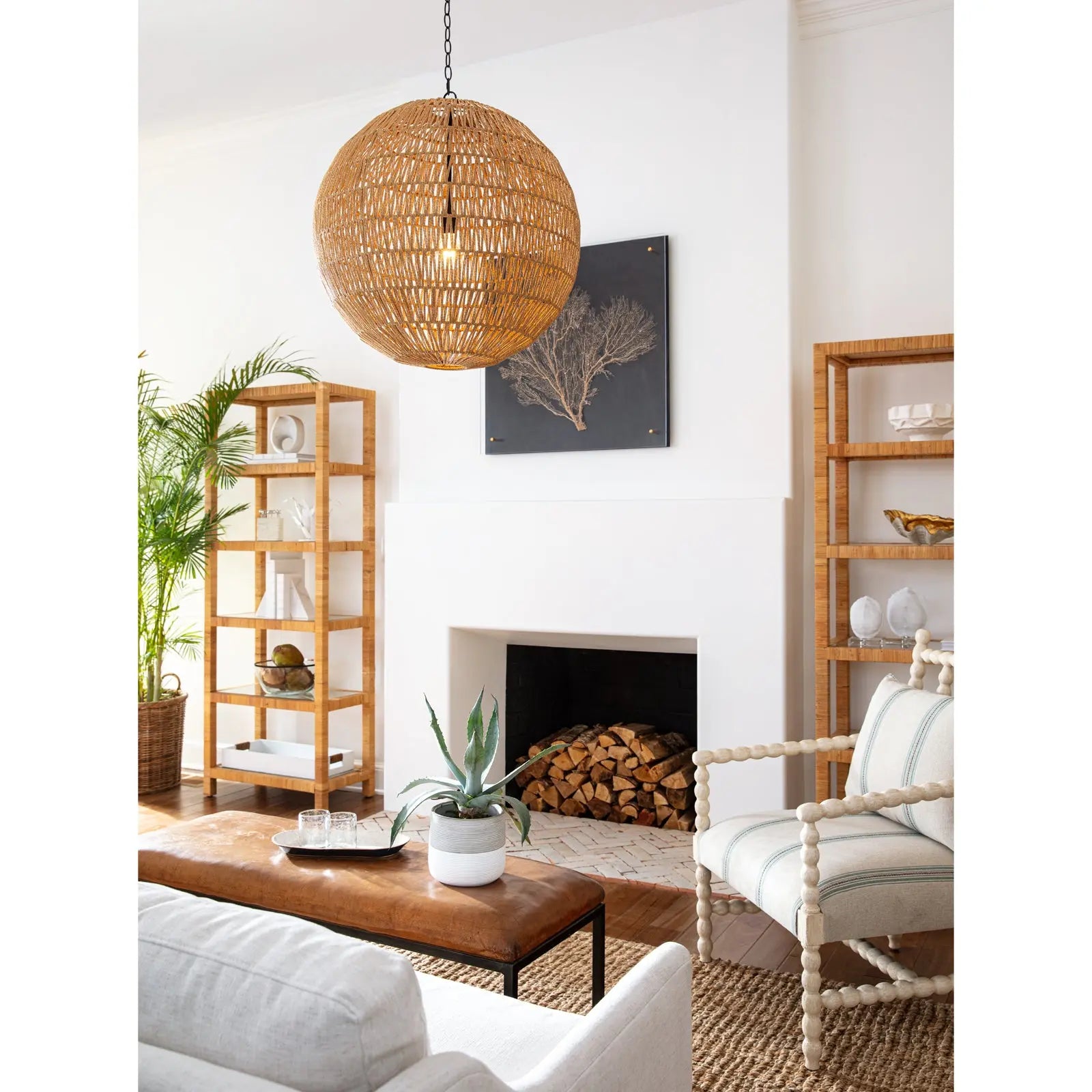 Tic Tac Toe Block (White Bone)