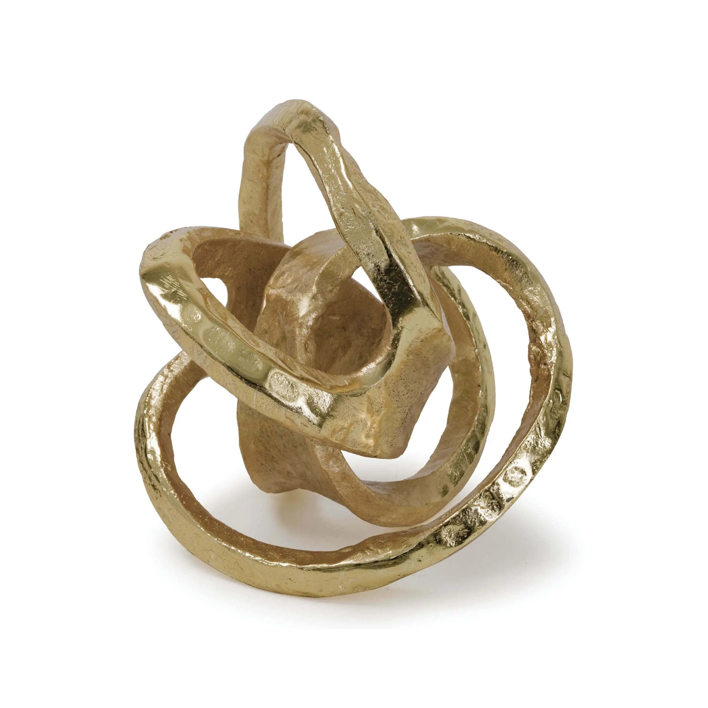 Metal Knot (Polished Nickel or Gold) Regina Andrew