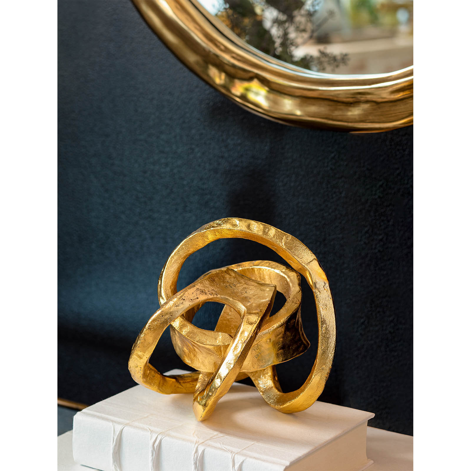 Metal Knot (Polished Nickel or Gold)