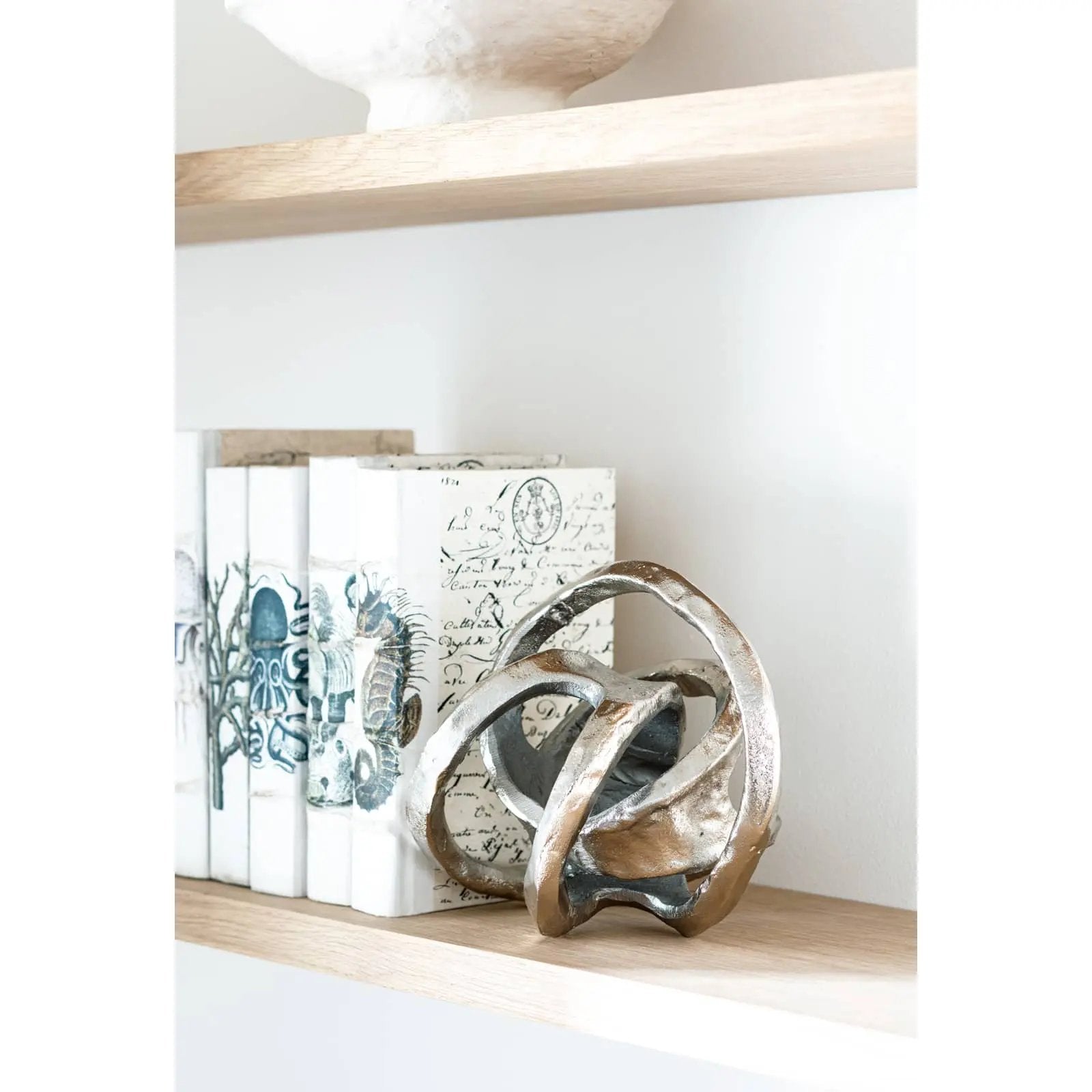 Metal Knot (Polished Nickel or Gold) Regina Andrew