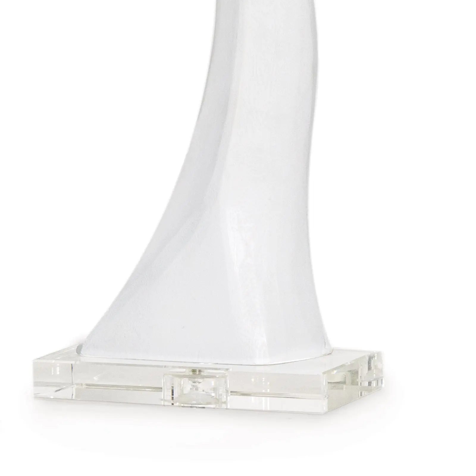 Regina Andrew Whale Tail Pair white resin sculpture