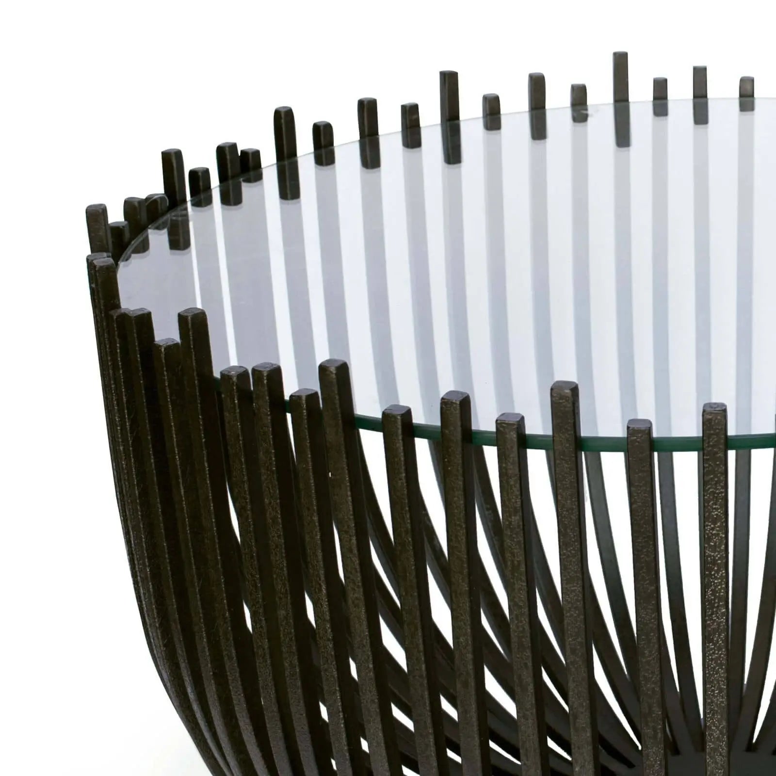 Webbed Coffee Table – Blackened Iron - Villa Decor & Design