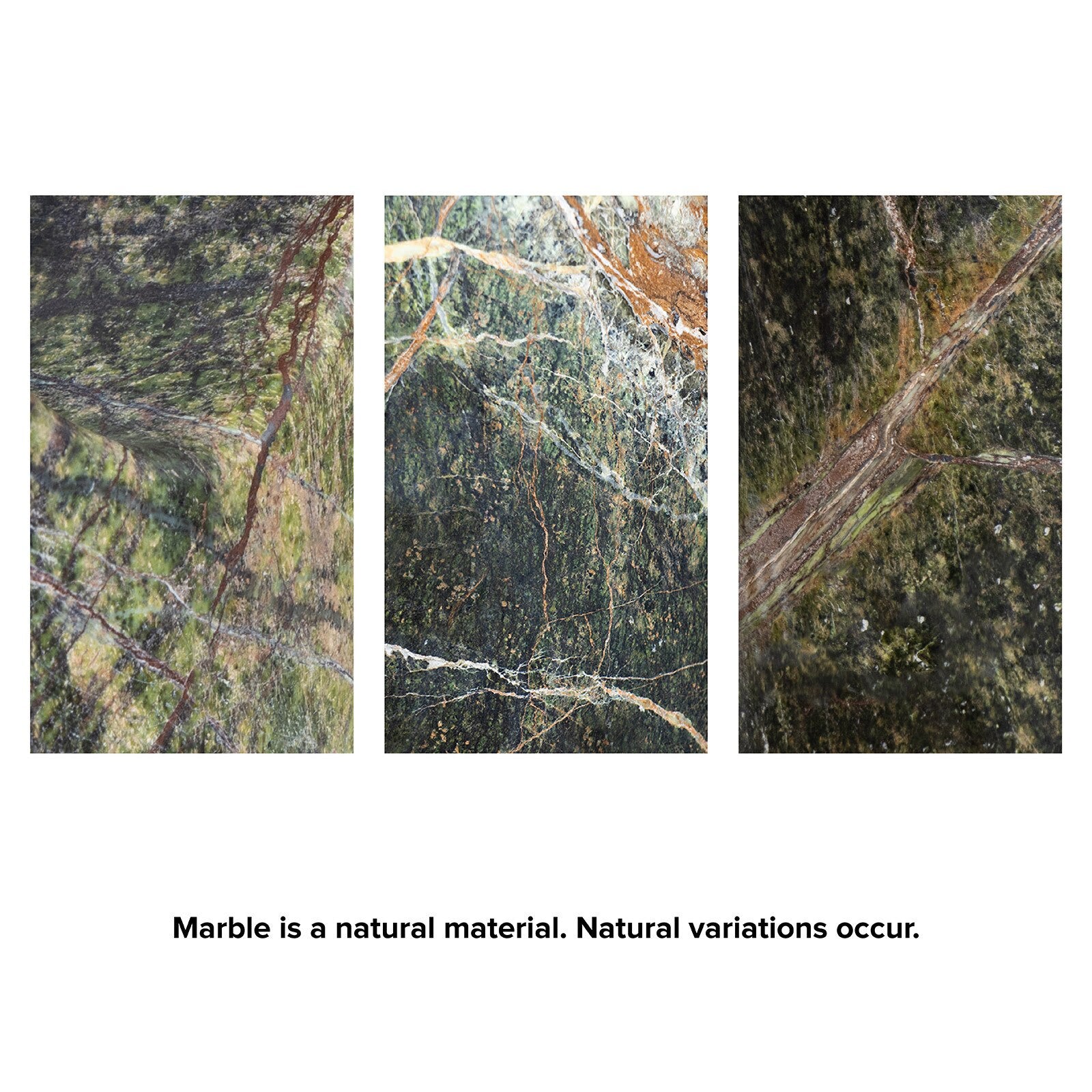 Charli Marble Accent Table - Modern Sculptural Square - Villa Decor & Design