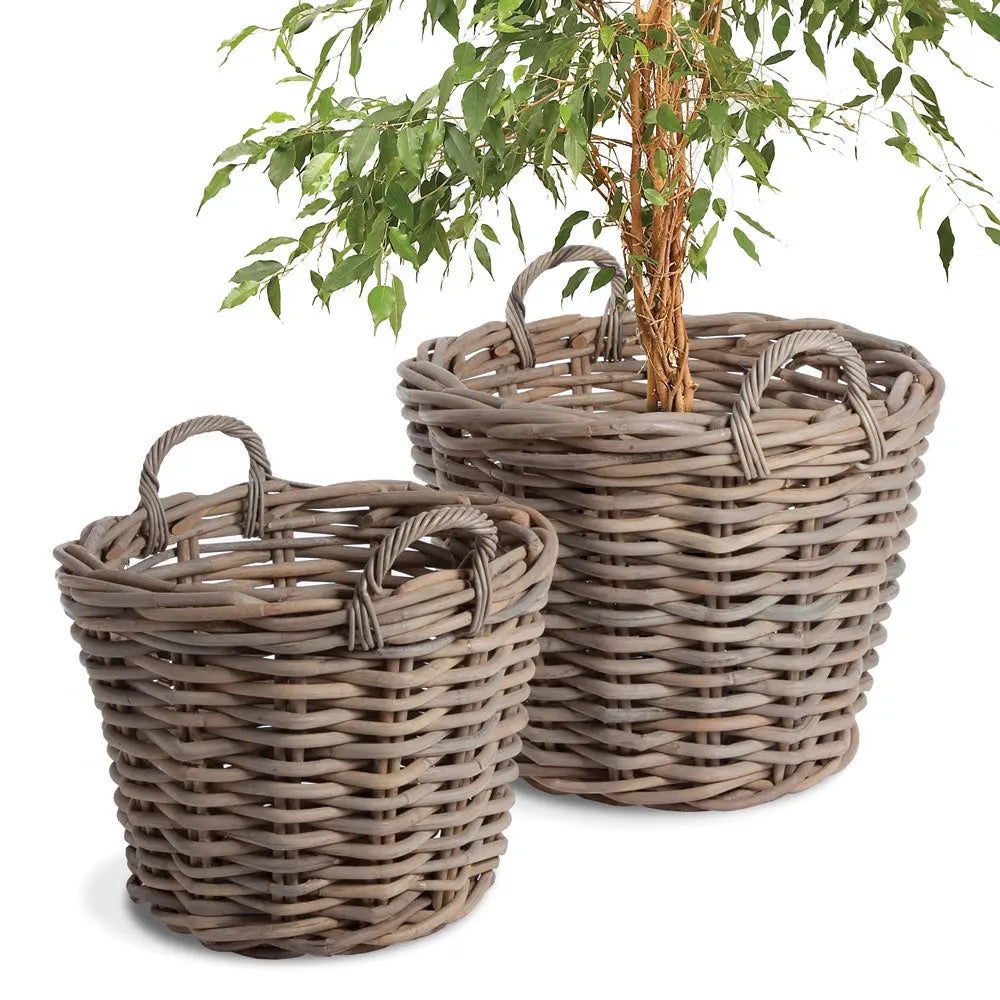 NORMANDY TREE BASKETS, SET OF 2 Villa Decor & Design