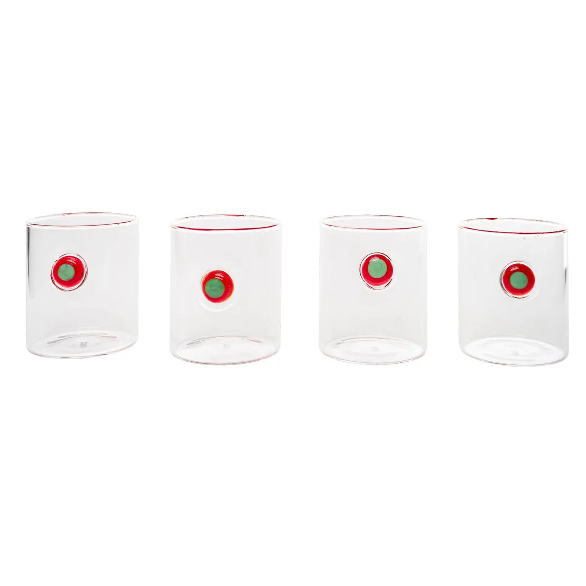 Festive drink glasses, holiday and Christmas gifts, barware, bourbon glasses