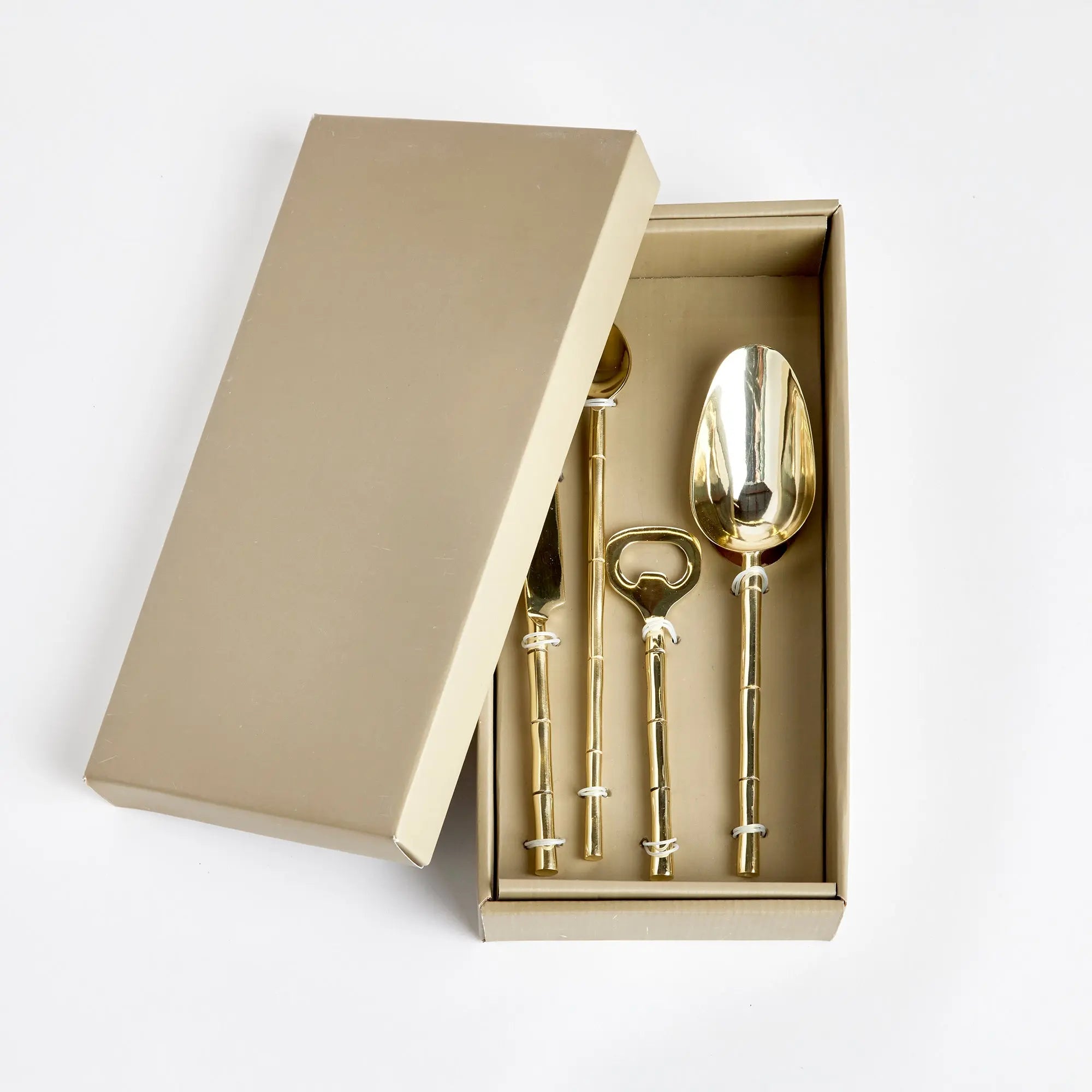 Grove bar tool set in retail gift box, ideal for hostess gifting