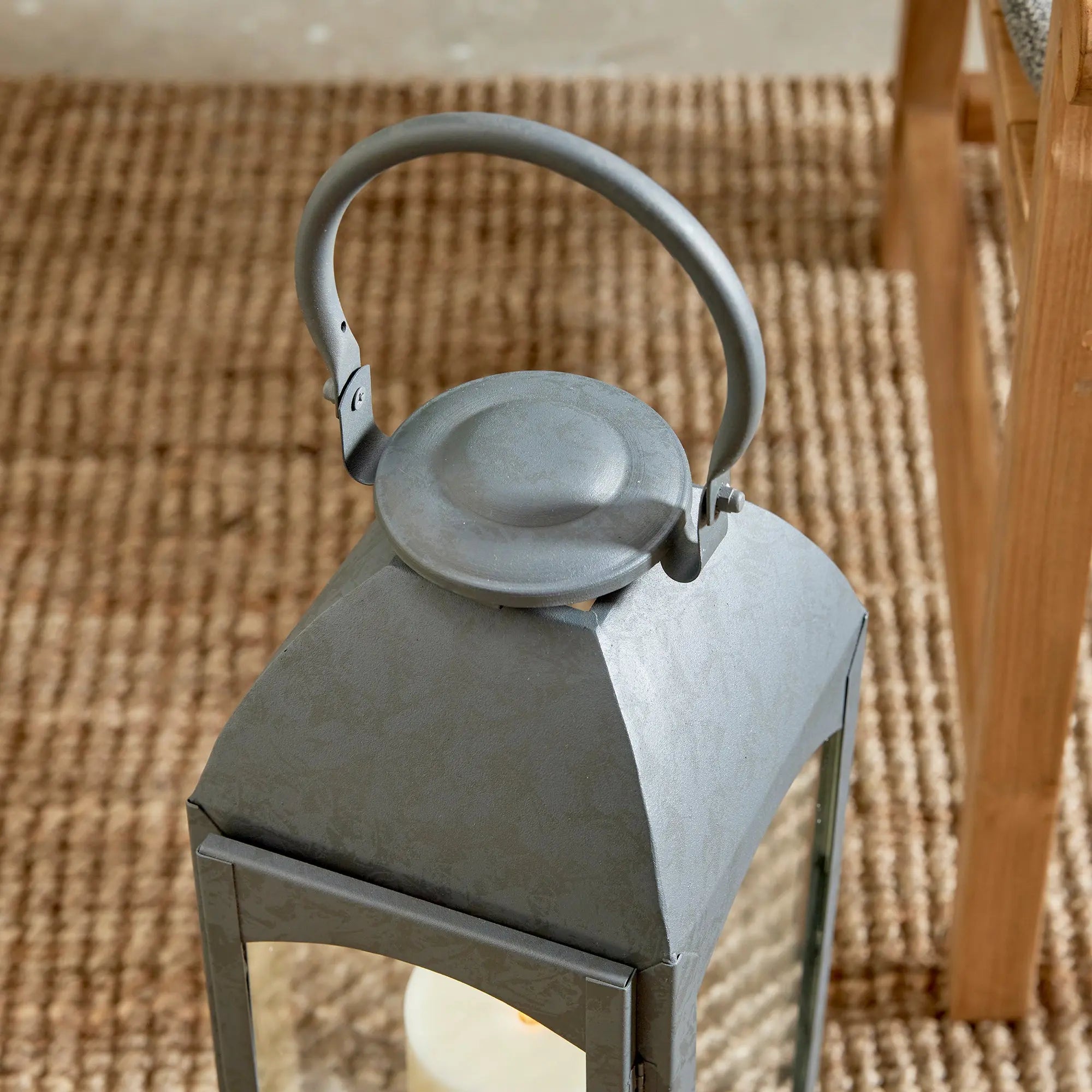Antoinette Outdoor Lantern - LARGE | GRAY