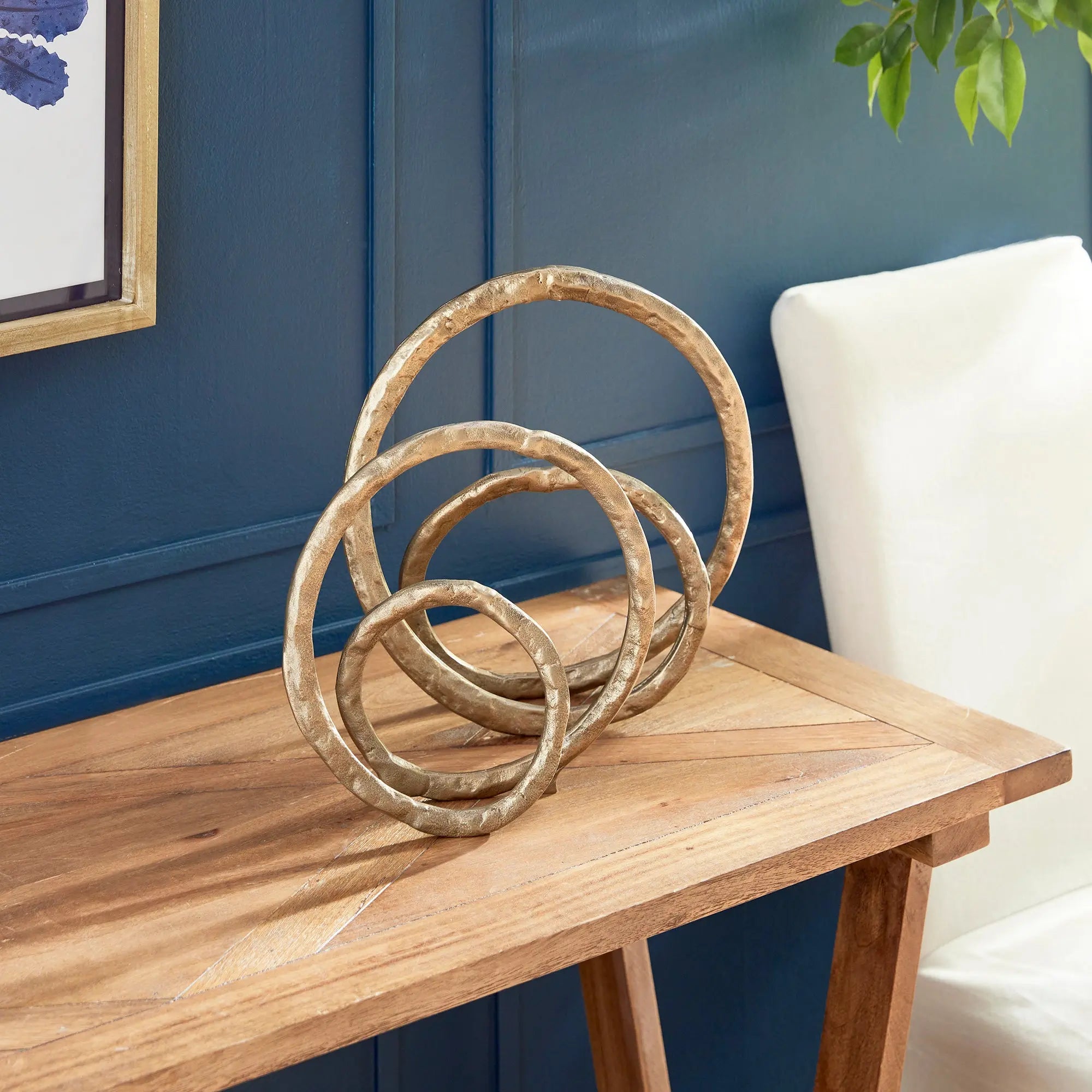 Eldon Sculptures – Set of 2 Modern Aluminum Accents | Multiple Finishes - Villa Decor & Design