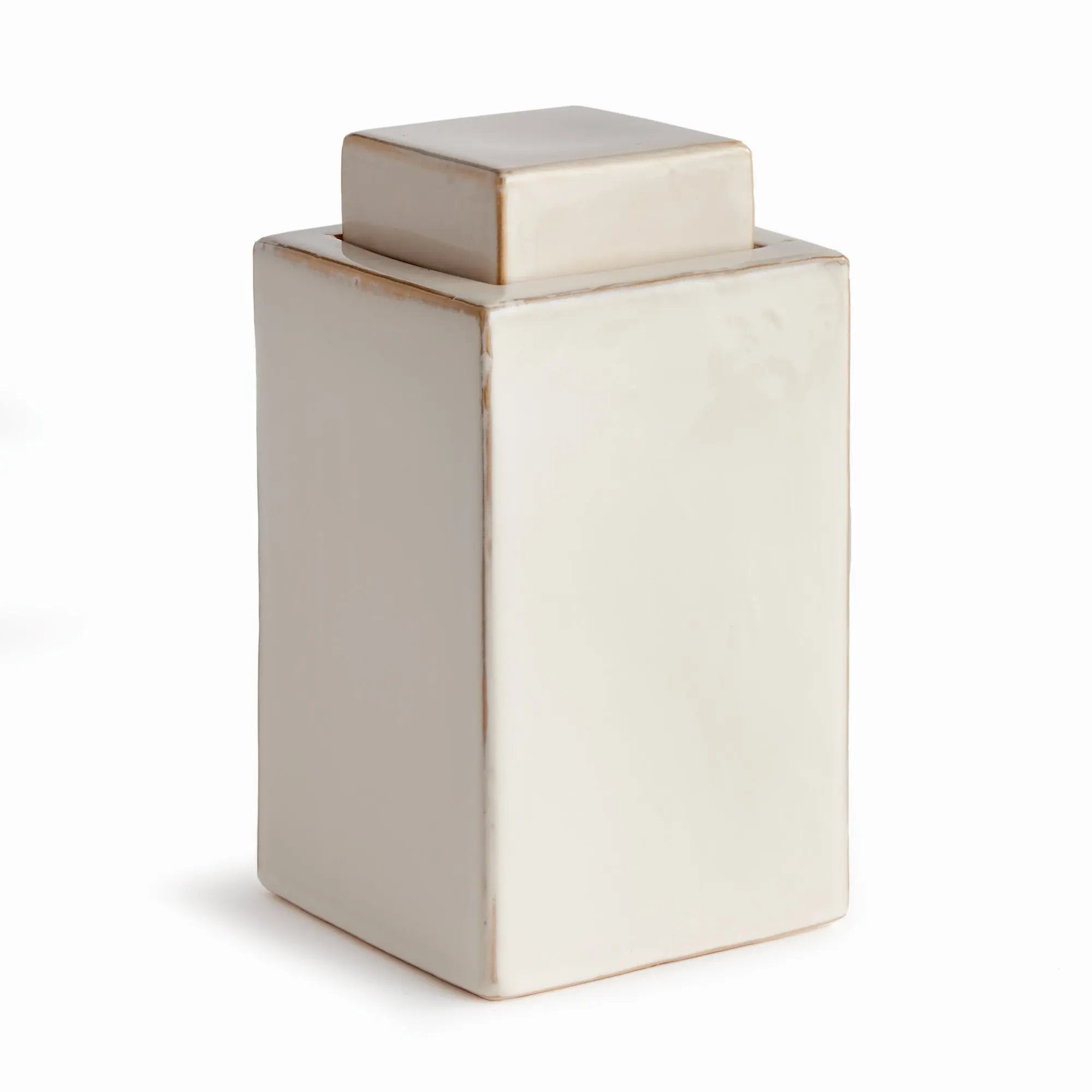 Ophelia Ceramic Lidded Jar – Cream or Blue | 4 Sizes - Villa Decor & Design