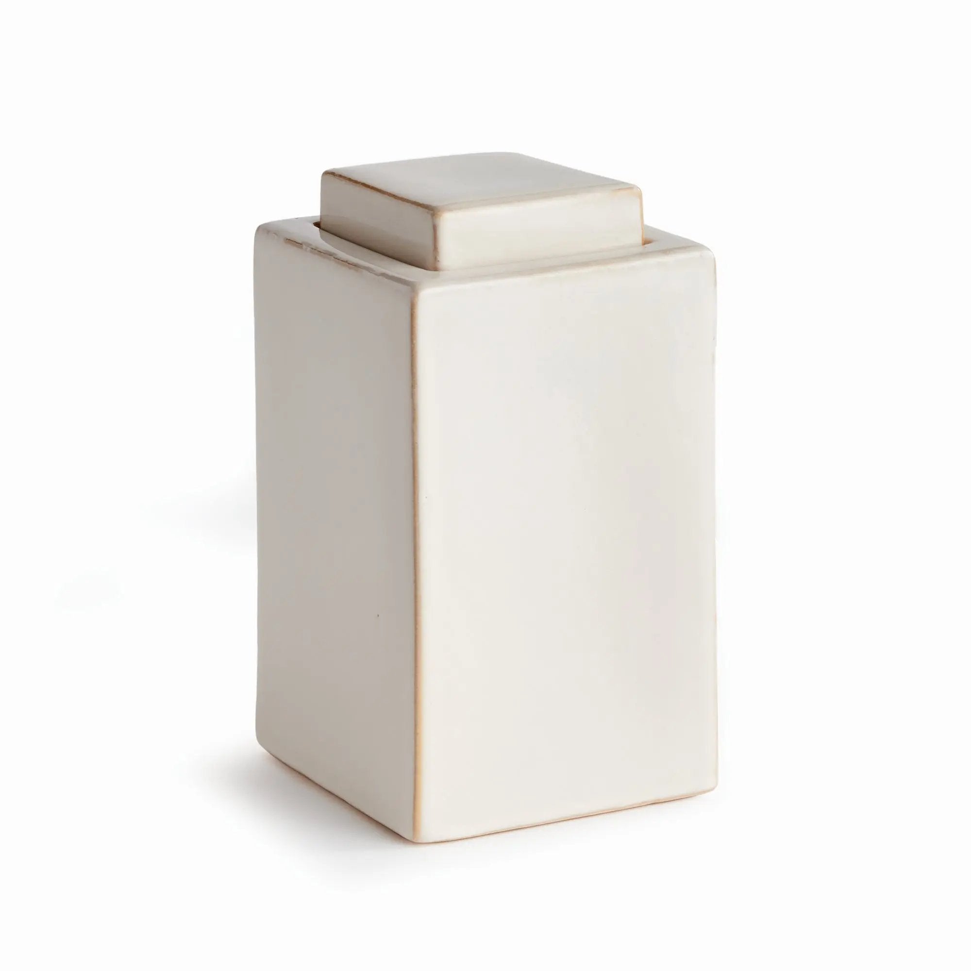 Ophelia Ceramic Lidded Jar – Cream or Blue | 4 Sizes - Villa Decor & Design