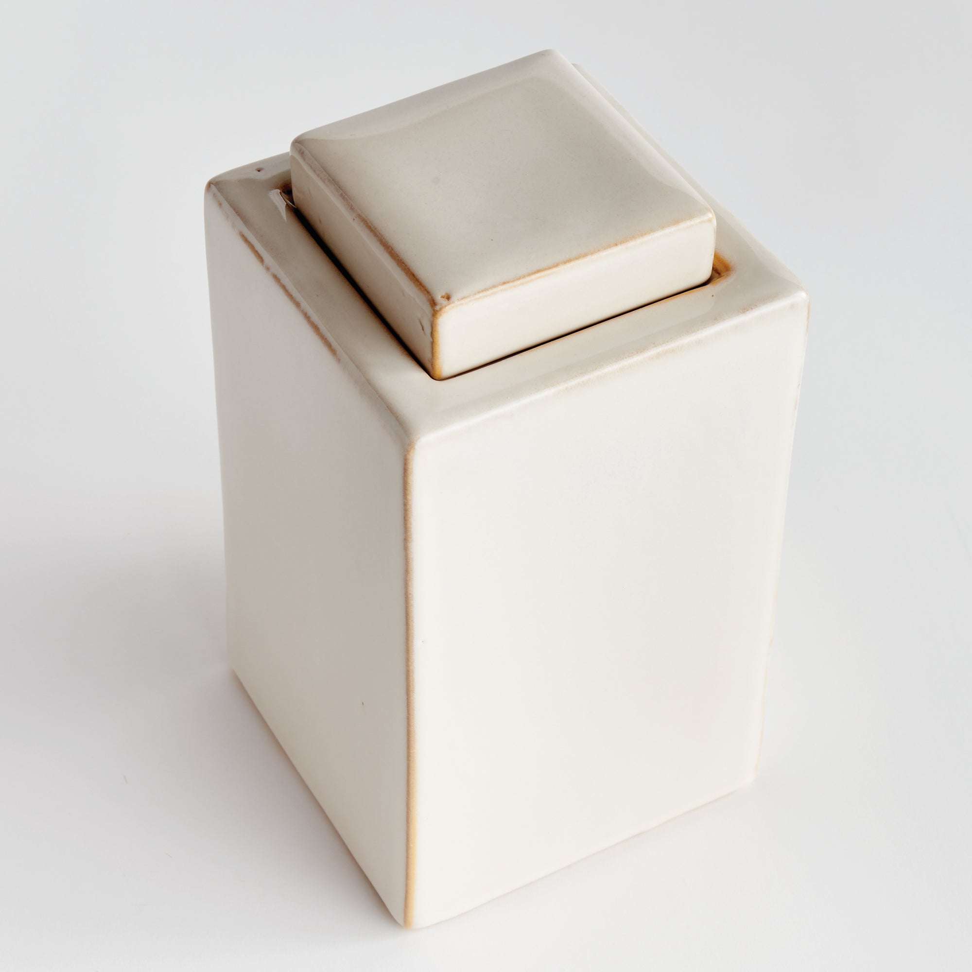 Ophelia Ceramic Lidded Jar – Cream or Blue | 4 Sizes