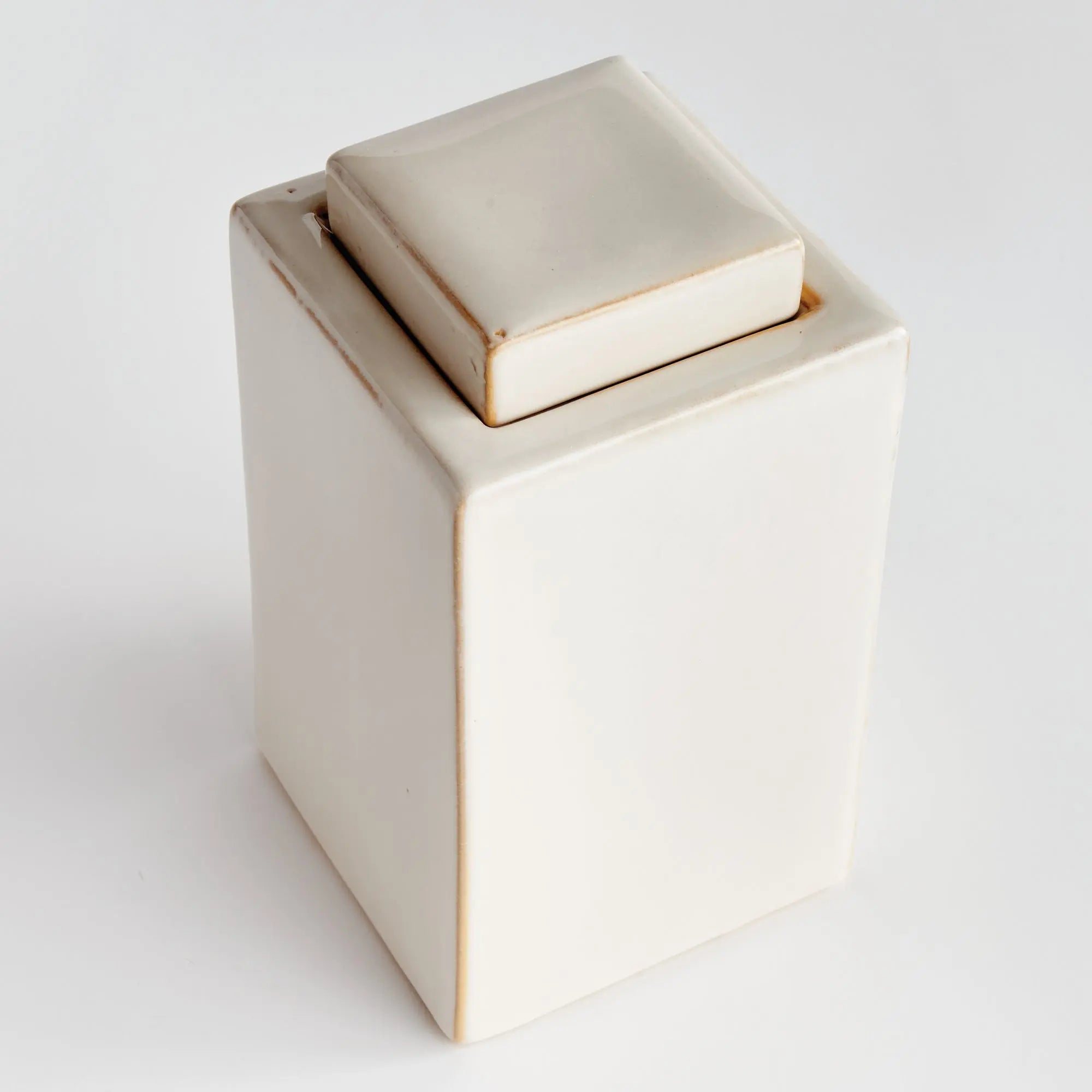 Ophelia Ceramic Lidded Jar – Cream or Blue | 4 Sizes - Villa Decor & Design