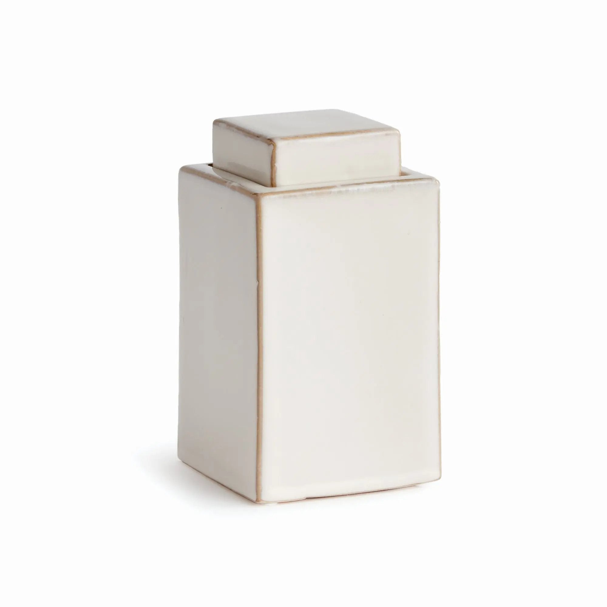 Ophelia Ceramic Lidded Jar – Cream or Blue | 4 Sizes - Villa Decor & Design