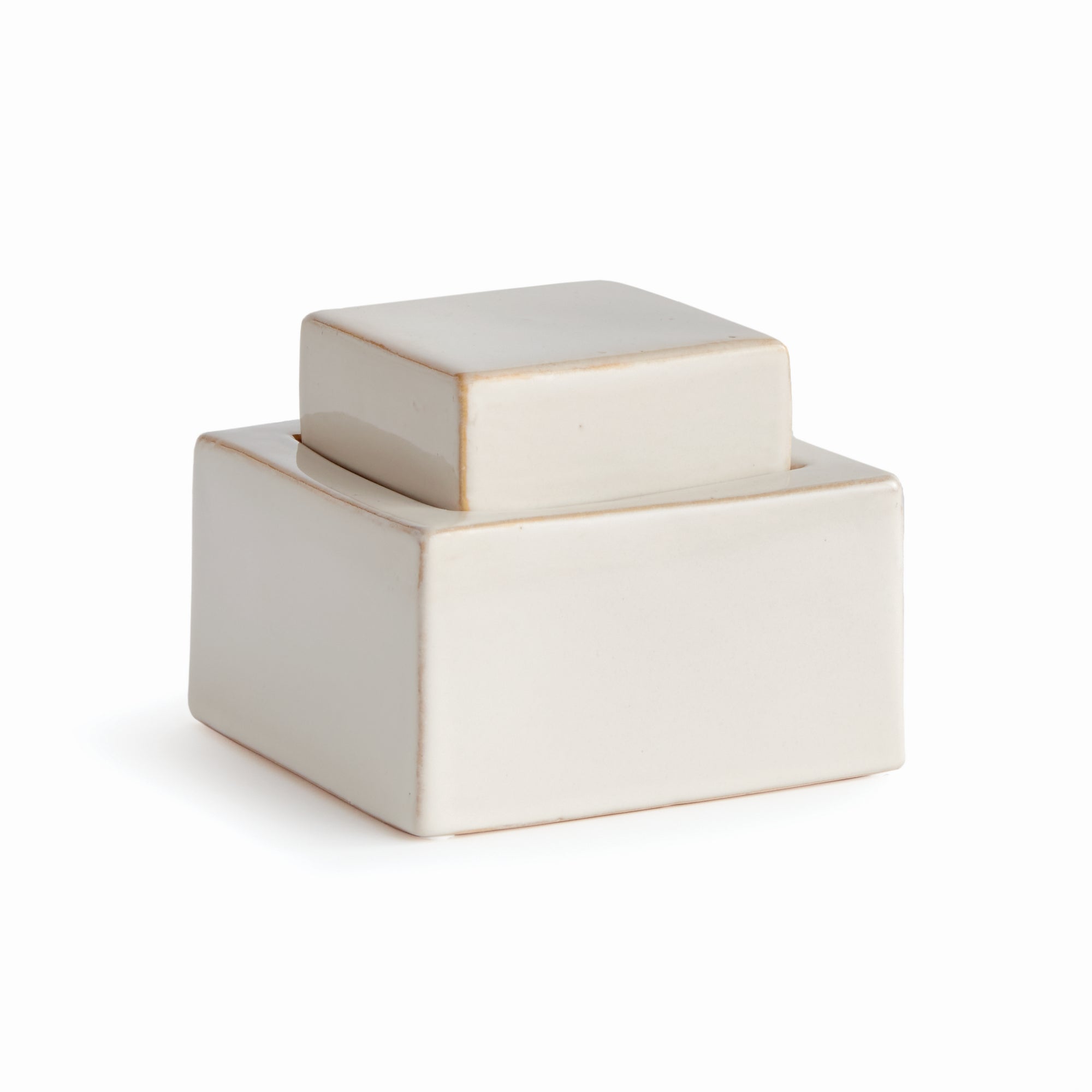 Ophelia Ceramic Lidded Jar – Cream or Blue | 4 Sizes