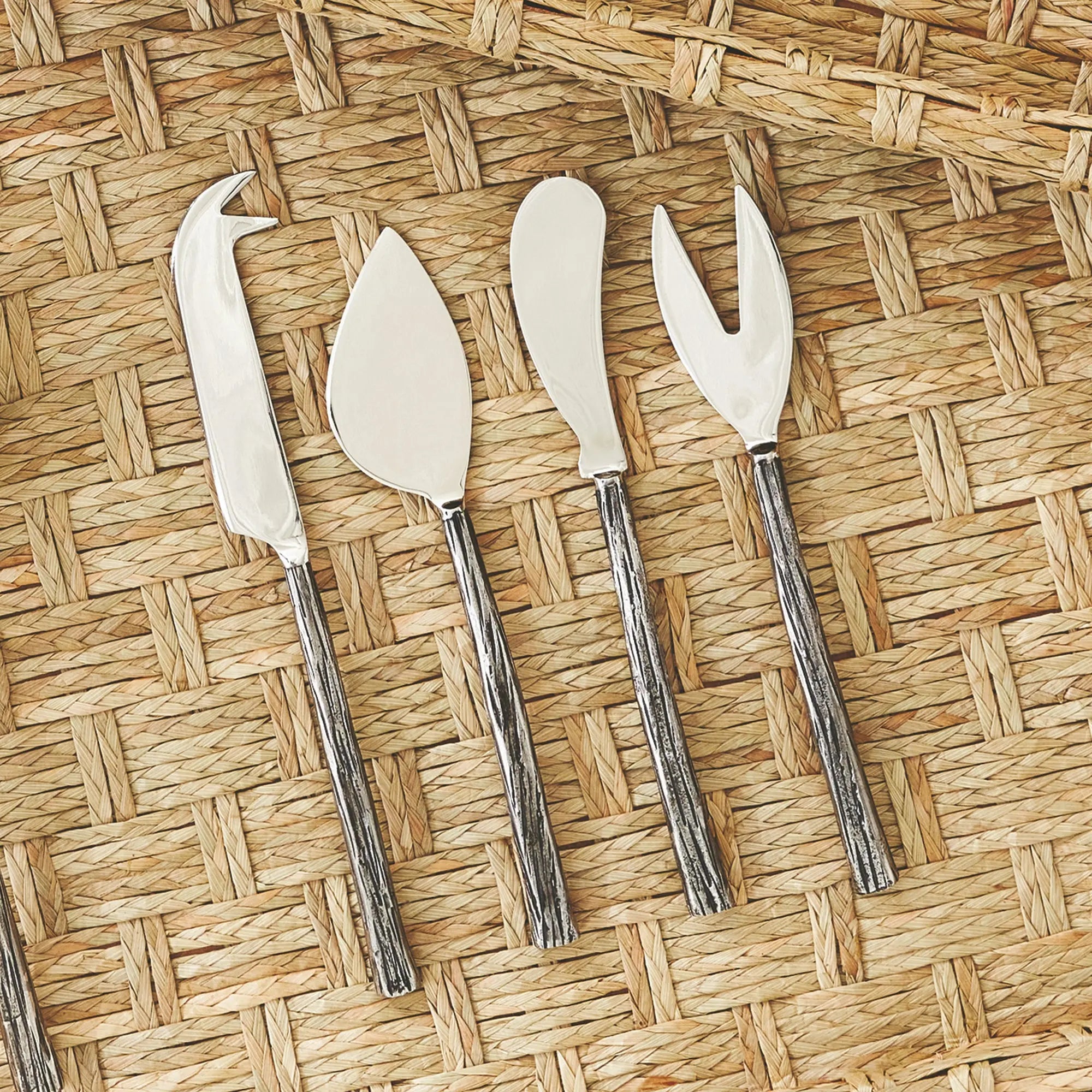 Arwell Silver Cheese Knives Set