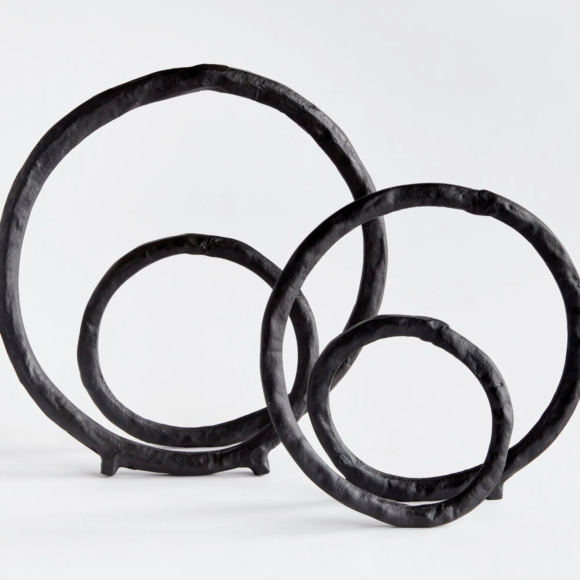 Eldon Sculptures – Set of 2 Modern Aluminum Accents | Multiple Finishes - Villa Decor & Design