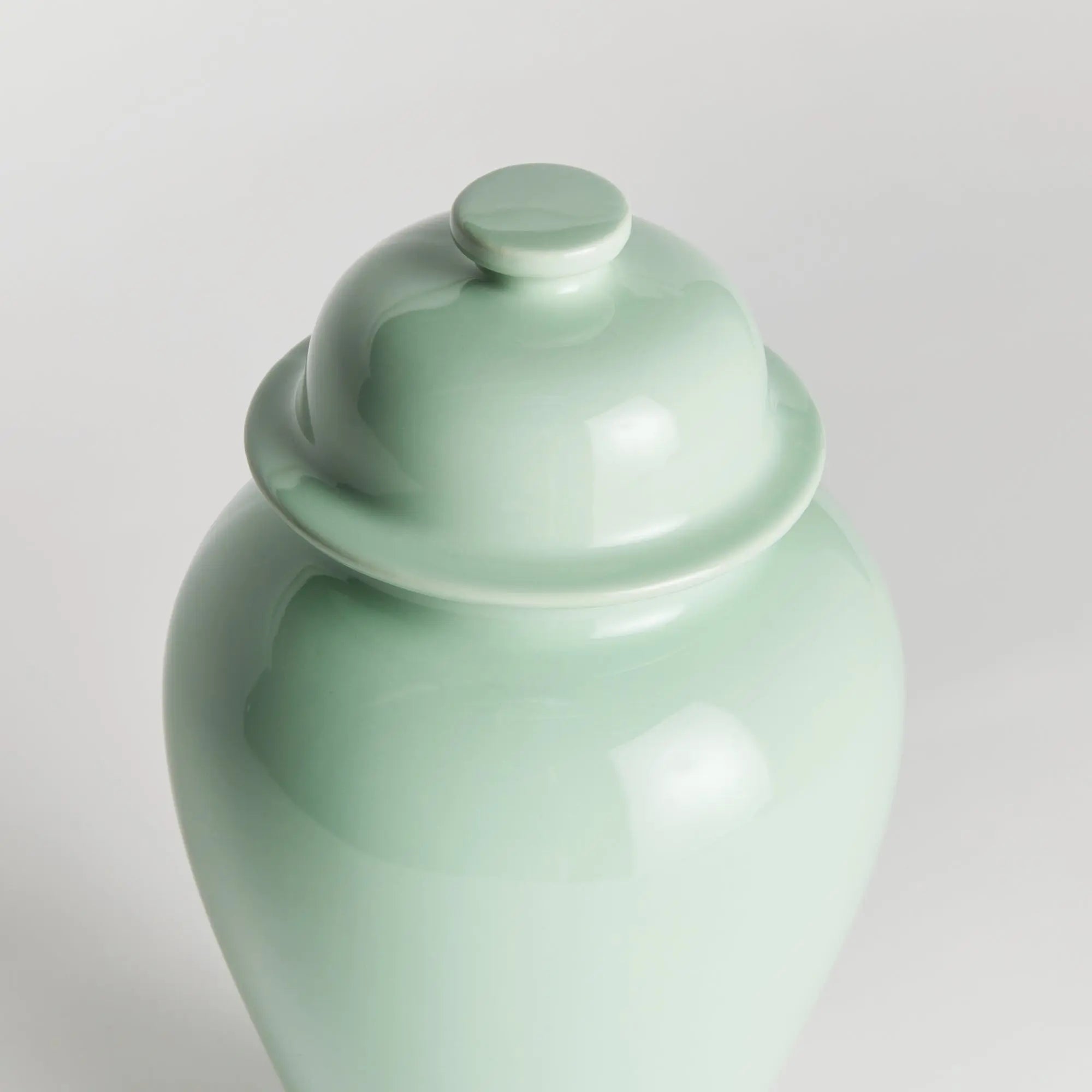 Koa Lidded Mini Ginger Jar - GREEN