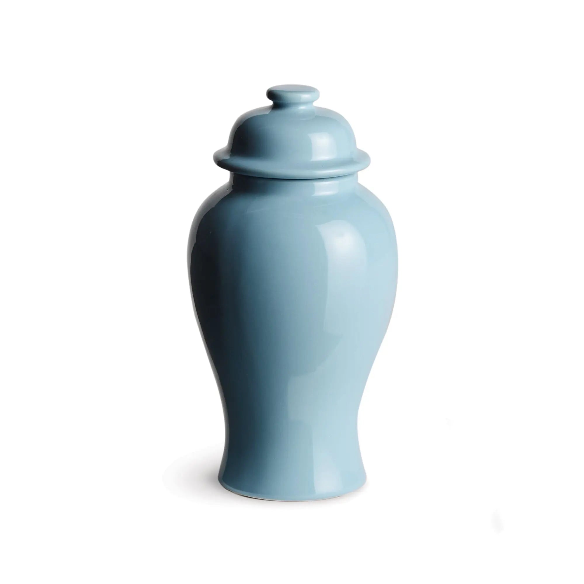 Koa Lidded Mini Ginger Jar - Blue Small