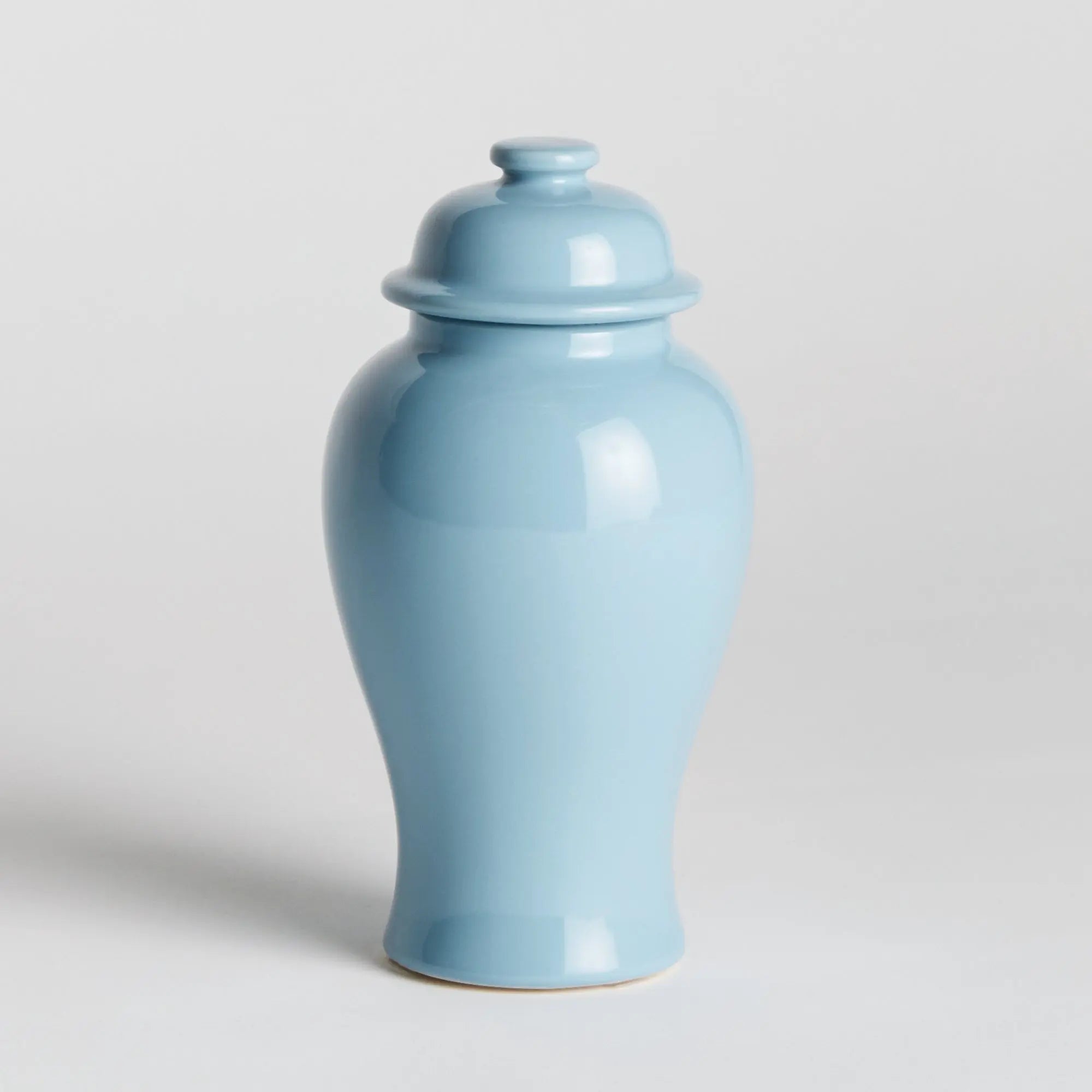 Koa Lidded Mini Ginger Jar - Blue Small
