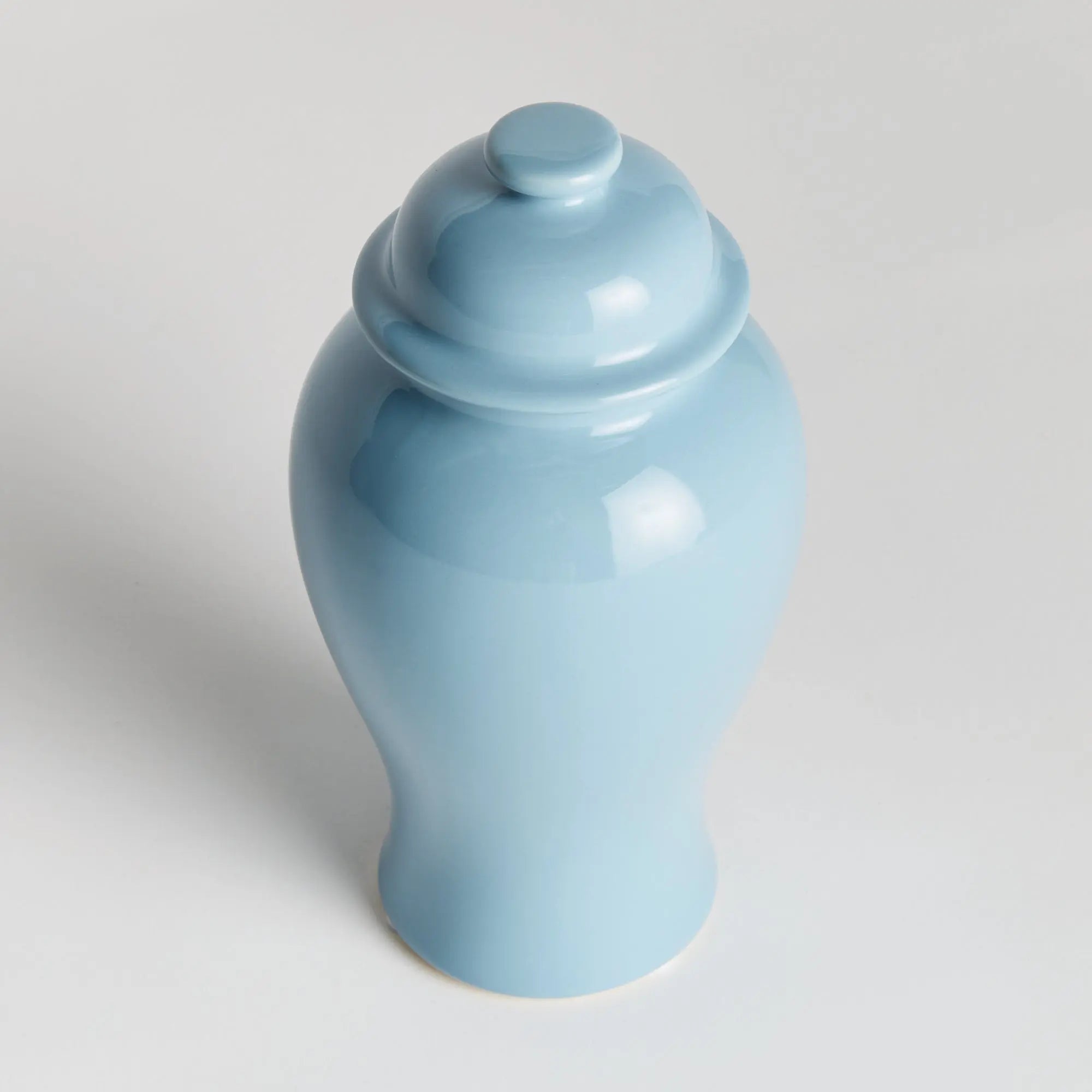 Koa Lidded Mini Ginger Jar - Blue Small