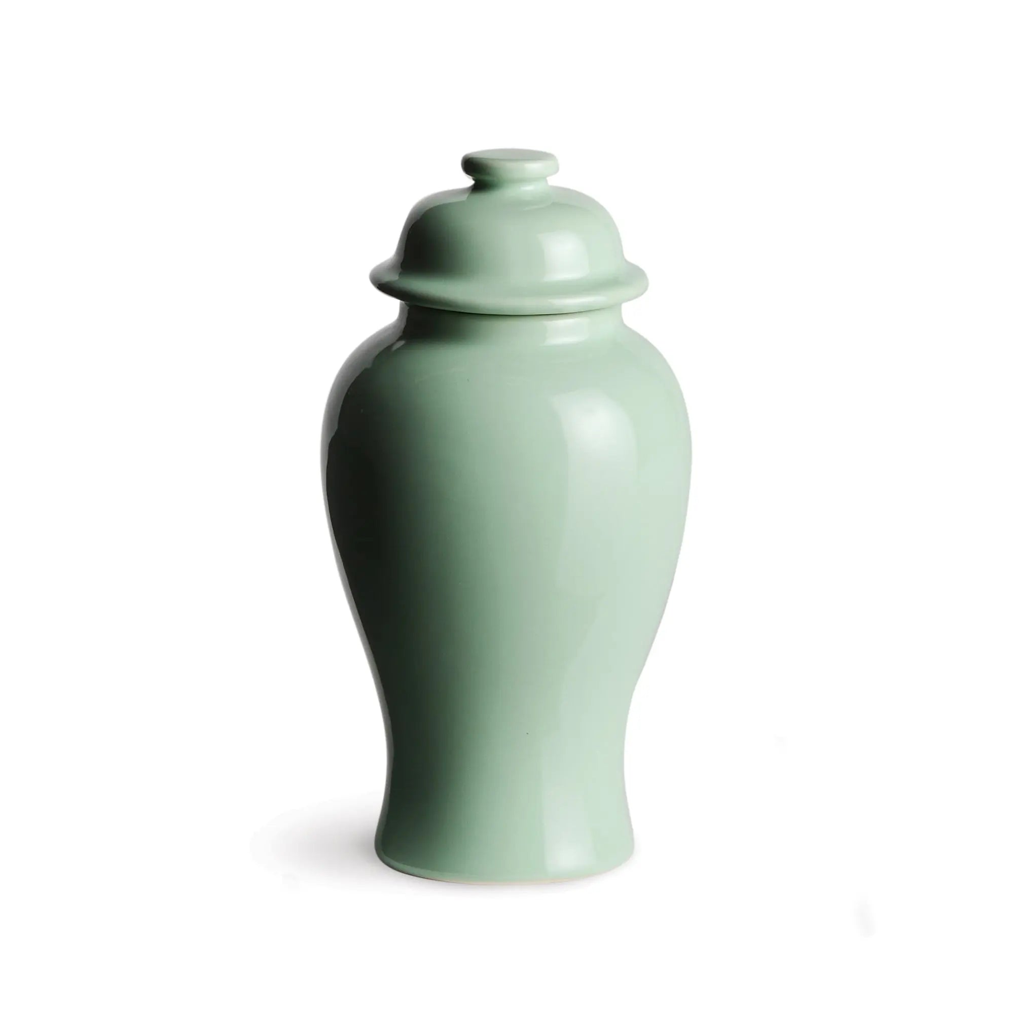 Koa Lidded Mini Ginger Jar - Green Small