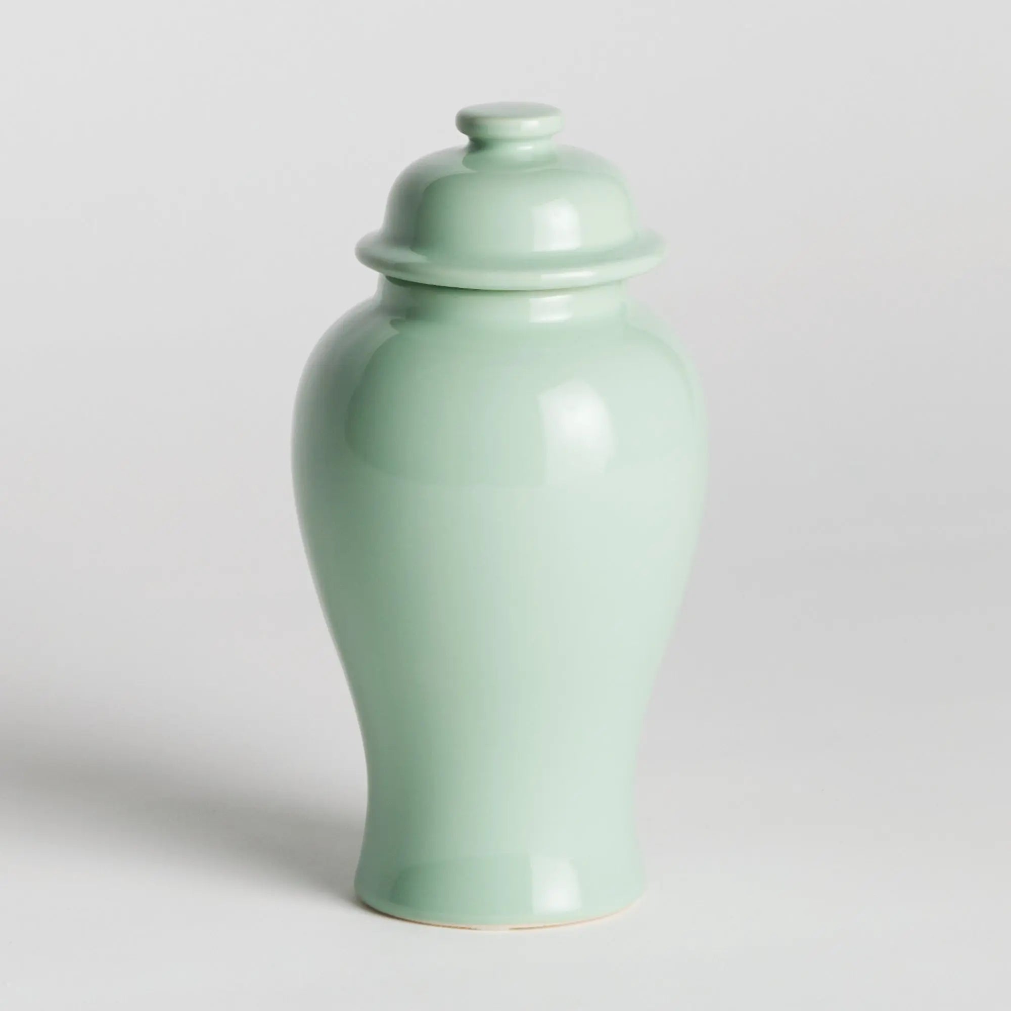 Koa Lidded Mini Ginger Jar - Green Small