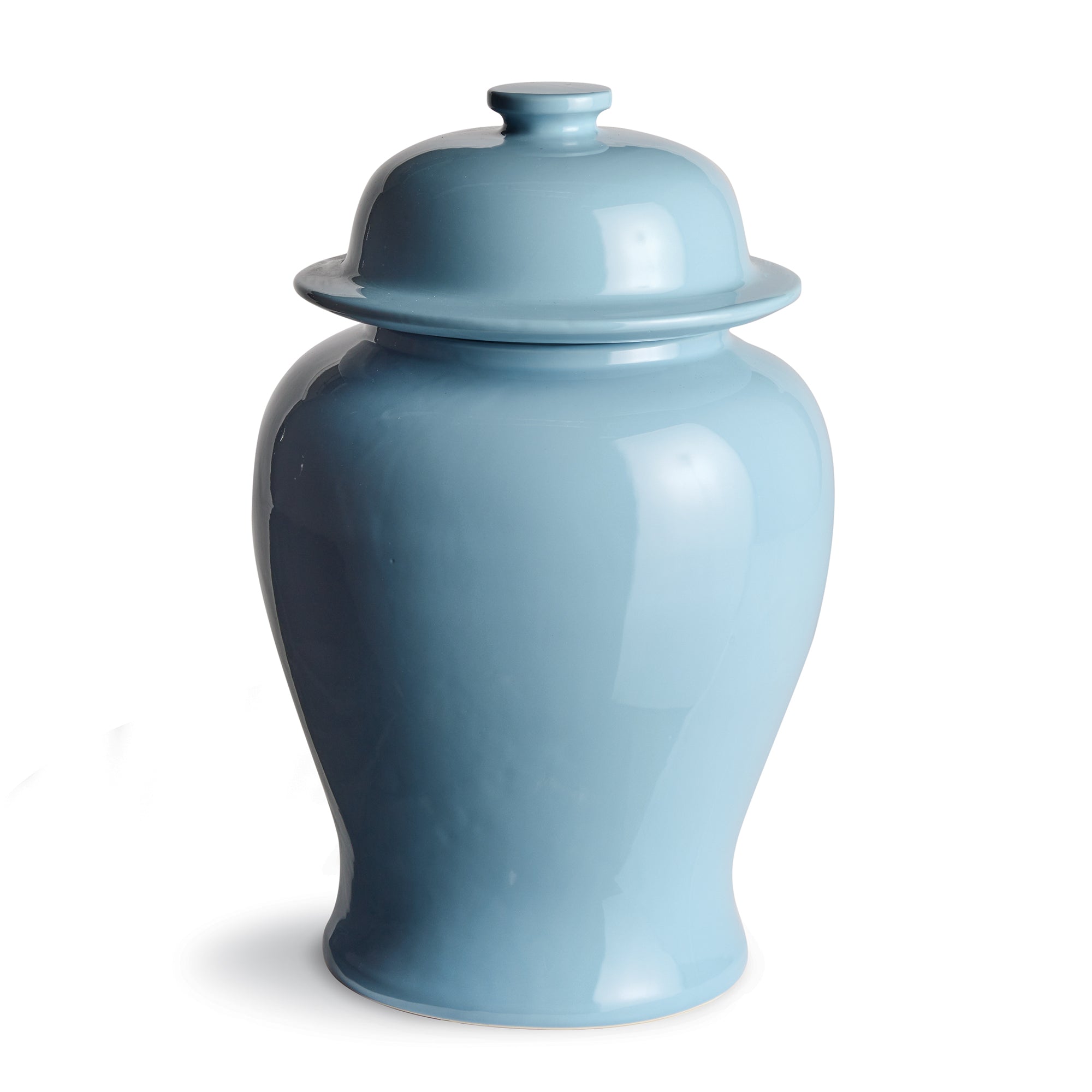 Koa Lidded Mini Wide Ginger Jar – Small or Large | Green, Blue, or White Ceramic