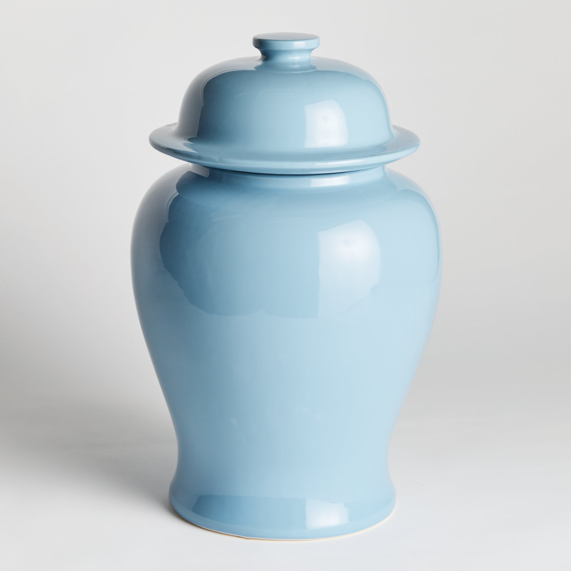 Koa Lidded Mini Wide Ginger Jar – Small or Large | Green, Blue, or White Ceramic