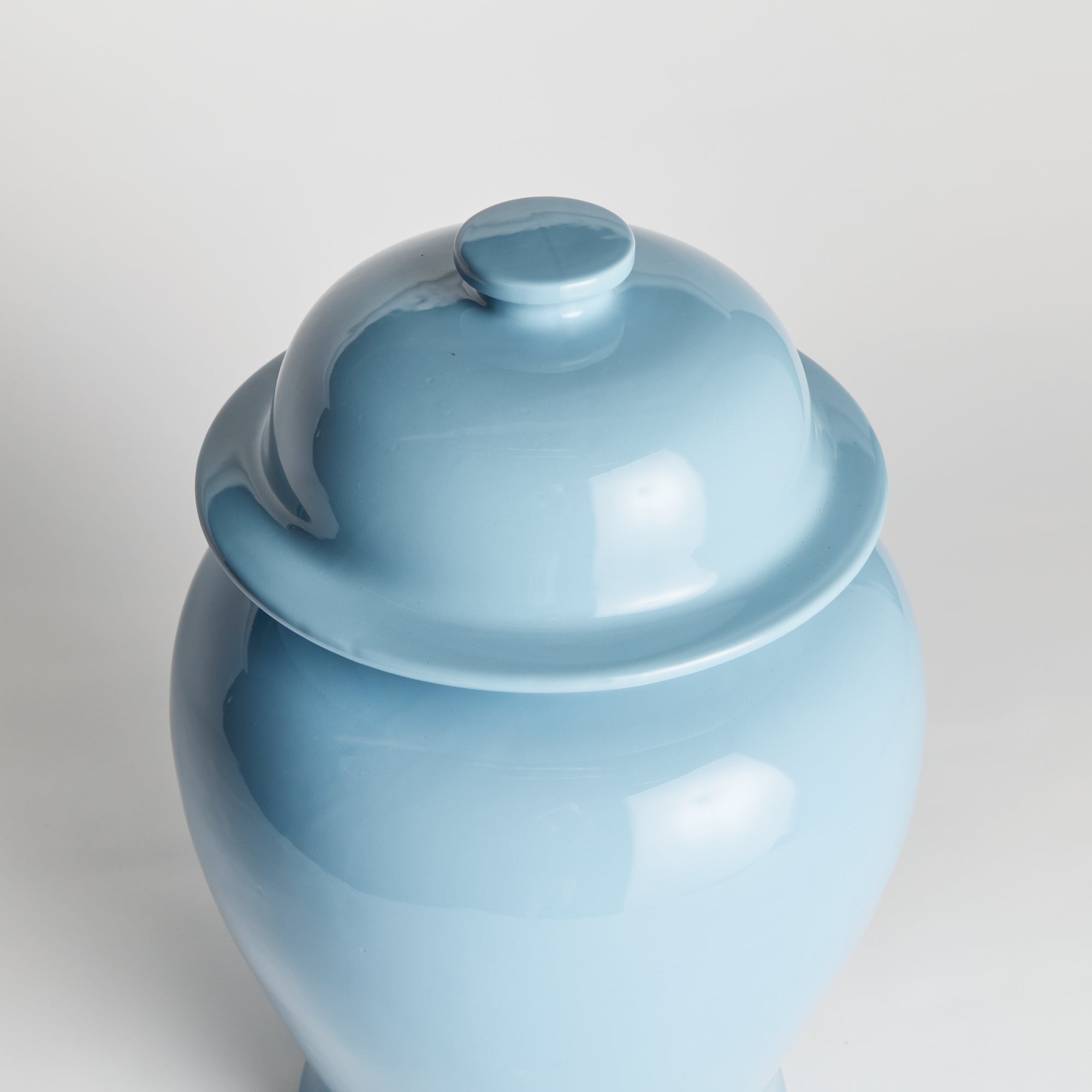 Koa Lidded Mini Wide Ginger Jar – Small or Large | Green, Blue, or White Ceramic