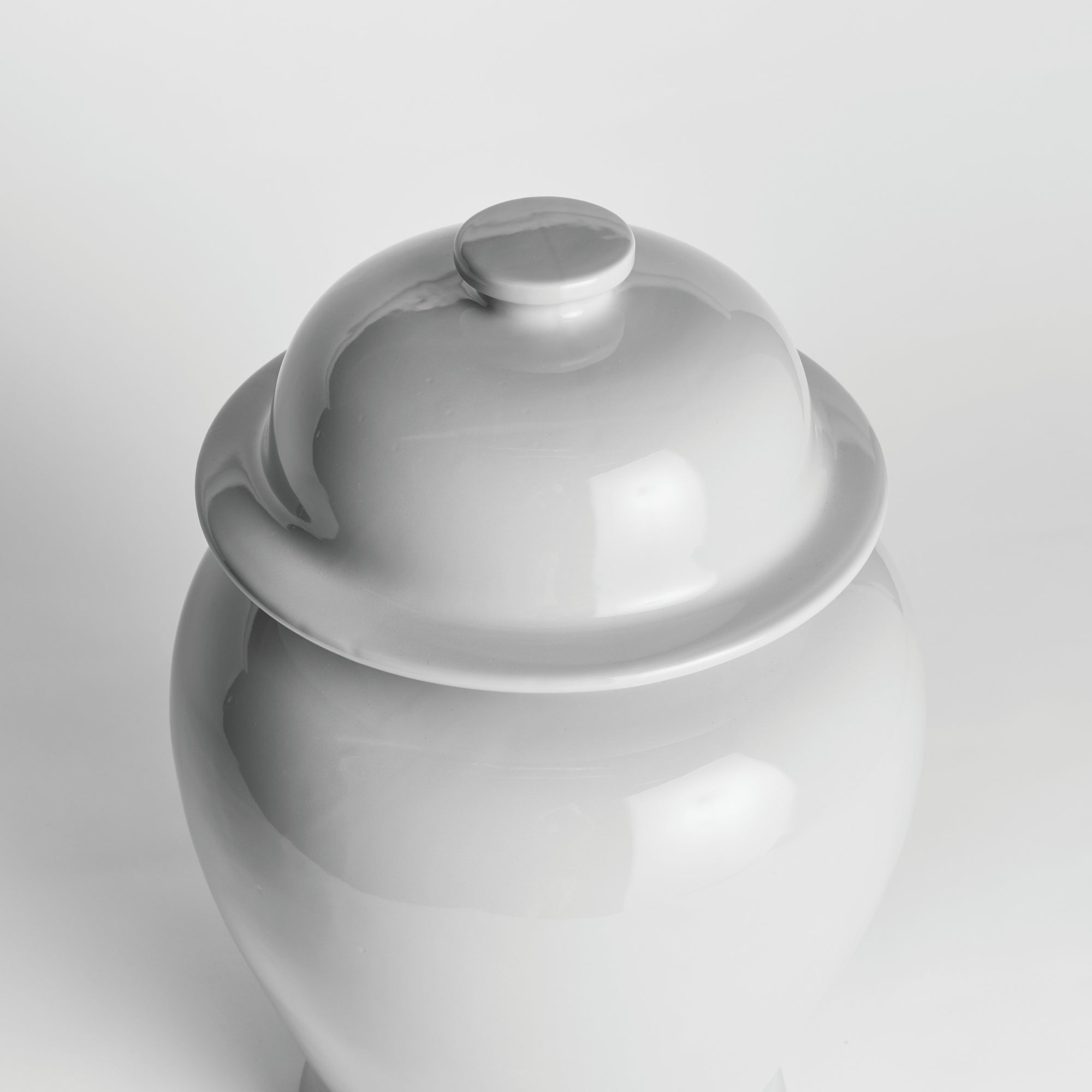 Koa Lidded Mini Wide Ginger Jar – Small or Large | Green, Blue, or White Ceramic