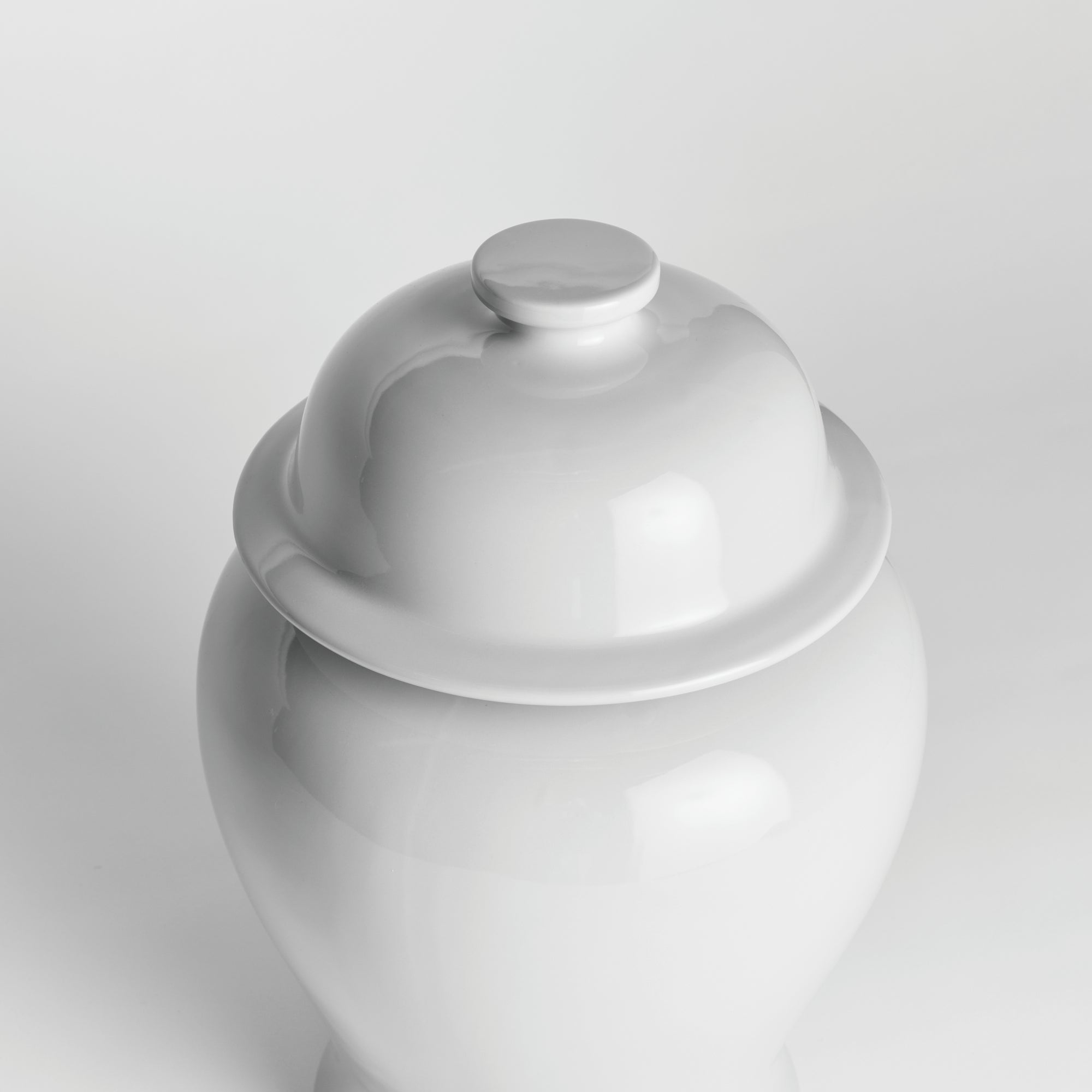 Koa Lidded Mini Wide Ginger Jar – Small or Large | Green, Blue, or White Ceramic