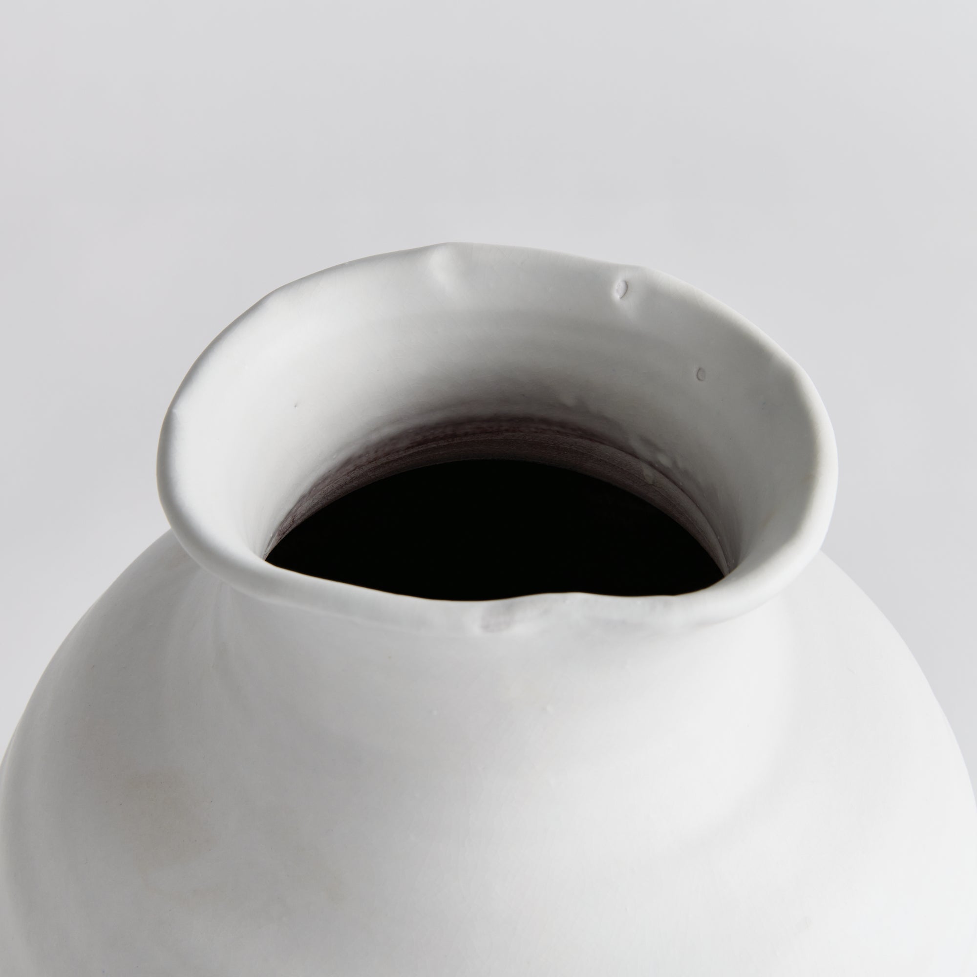 Mirela Vase  - Medium, WHITE