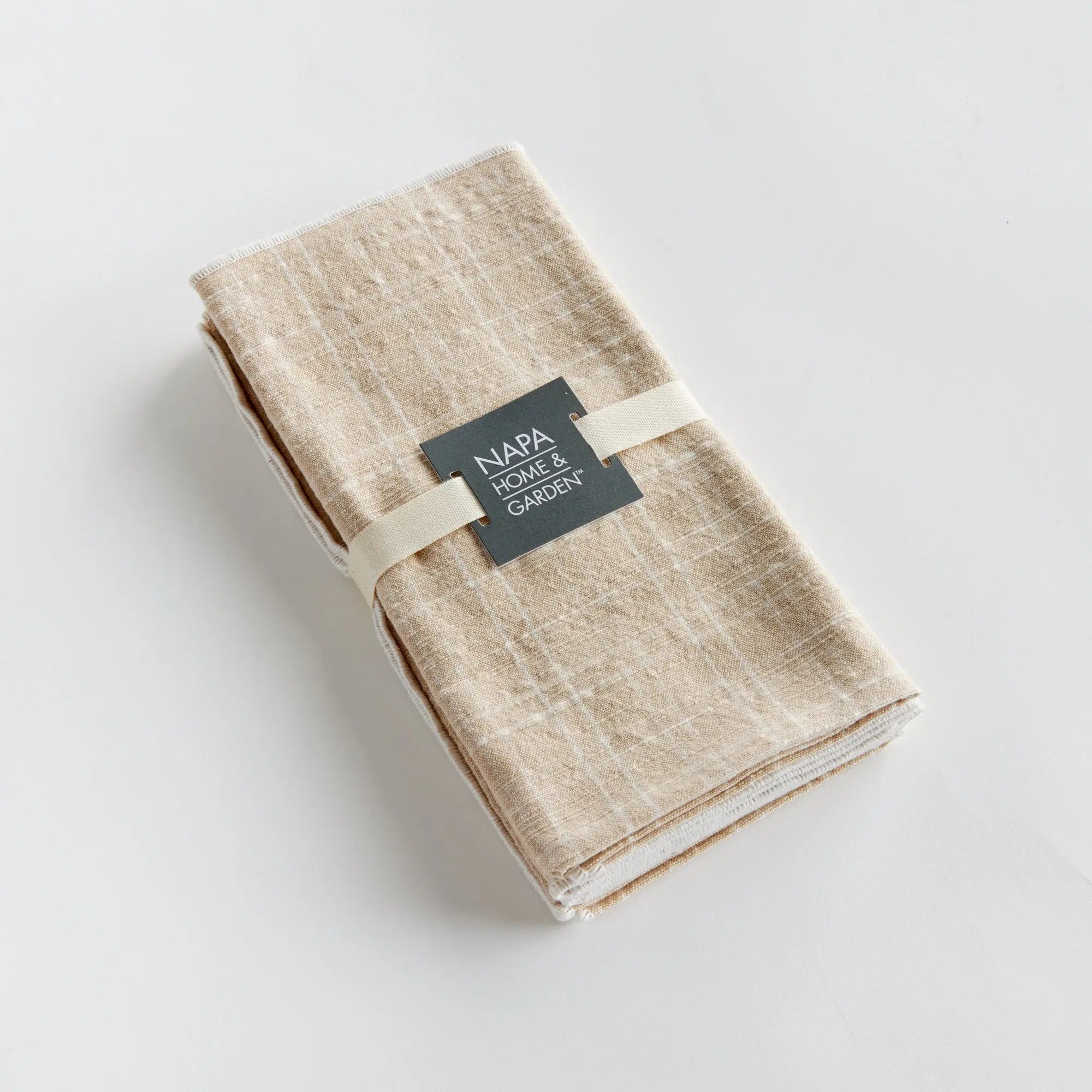 Arch Dinner Napkins – Set of 4 in Taupe