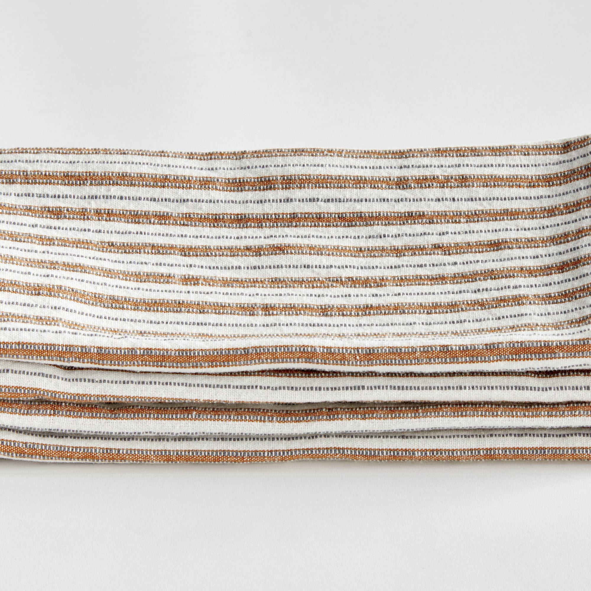 Sutton Napkins - Ochre cotton napkins tied with ribbon