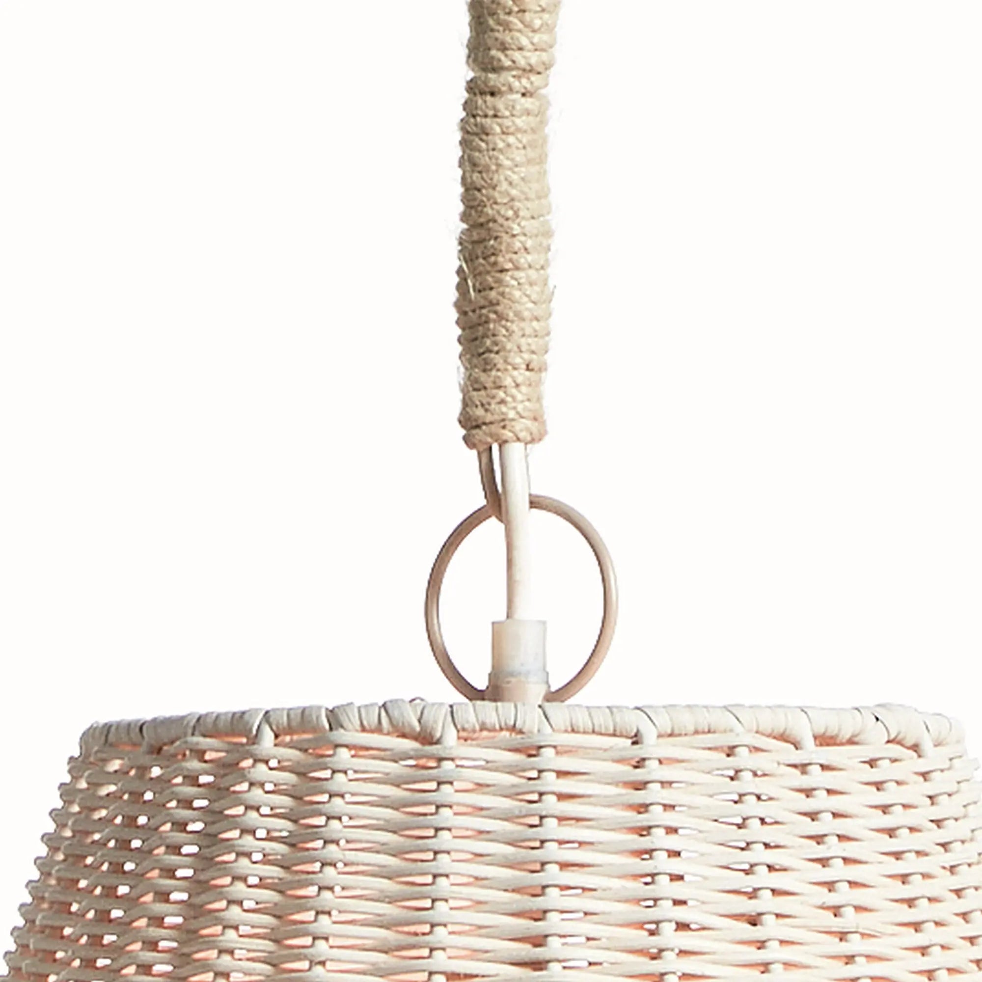 Linette Rattan Pendant - SMALL