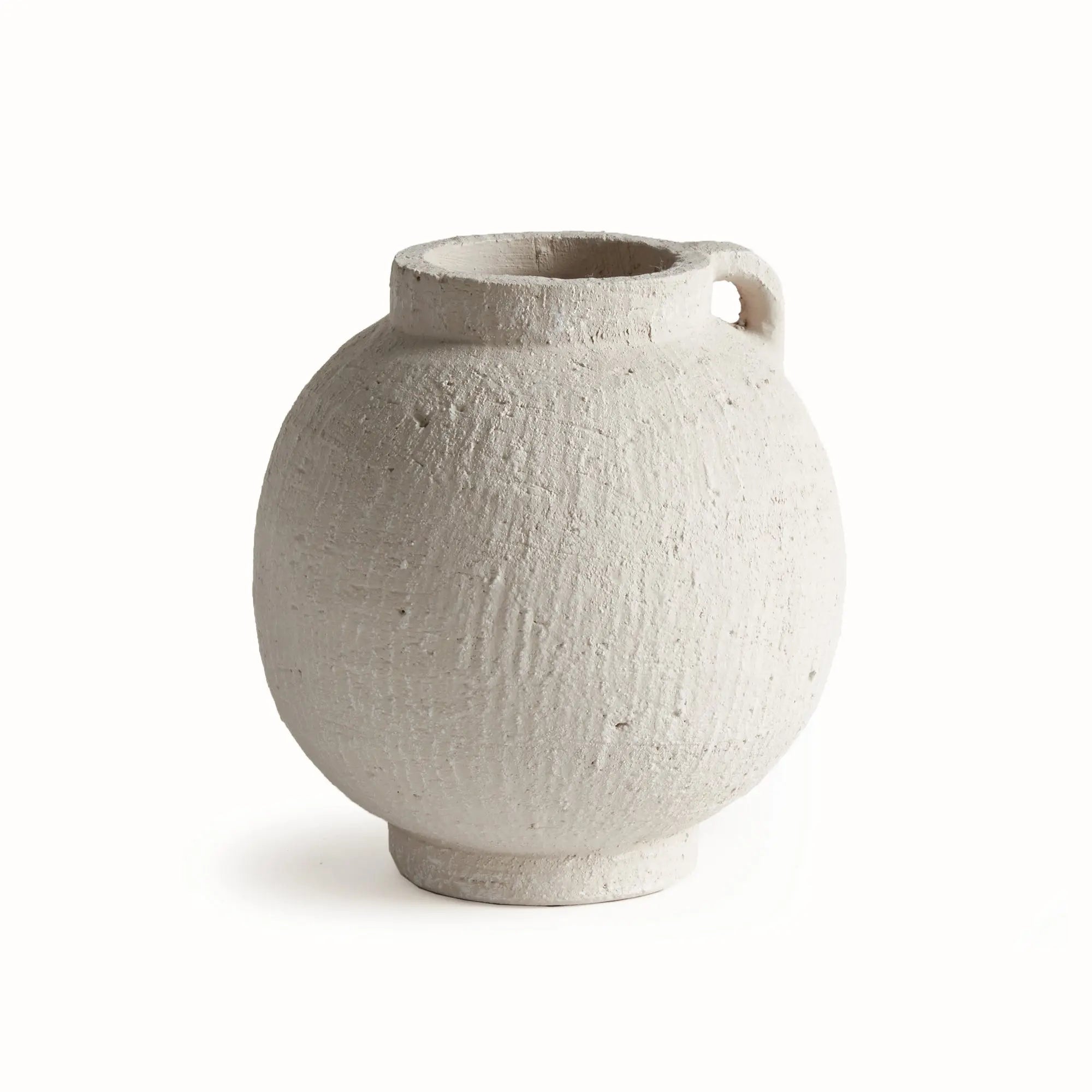 Gianna white terracotta vases – small