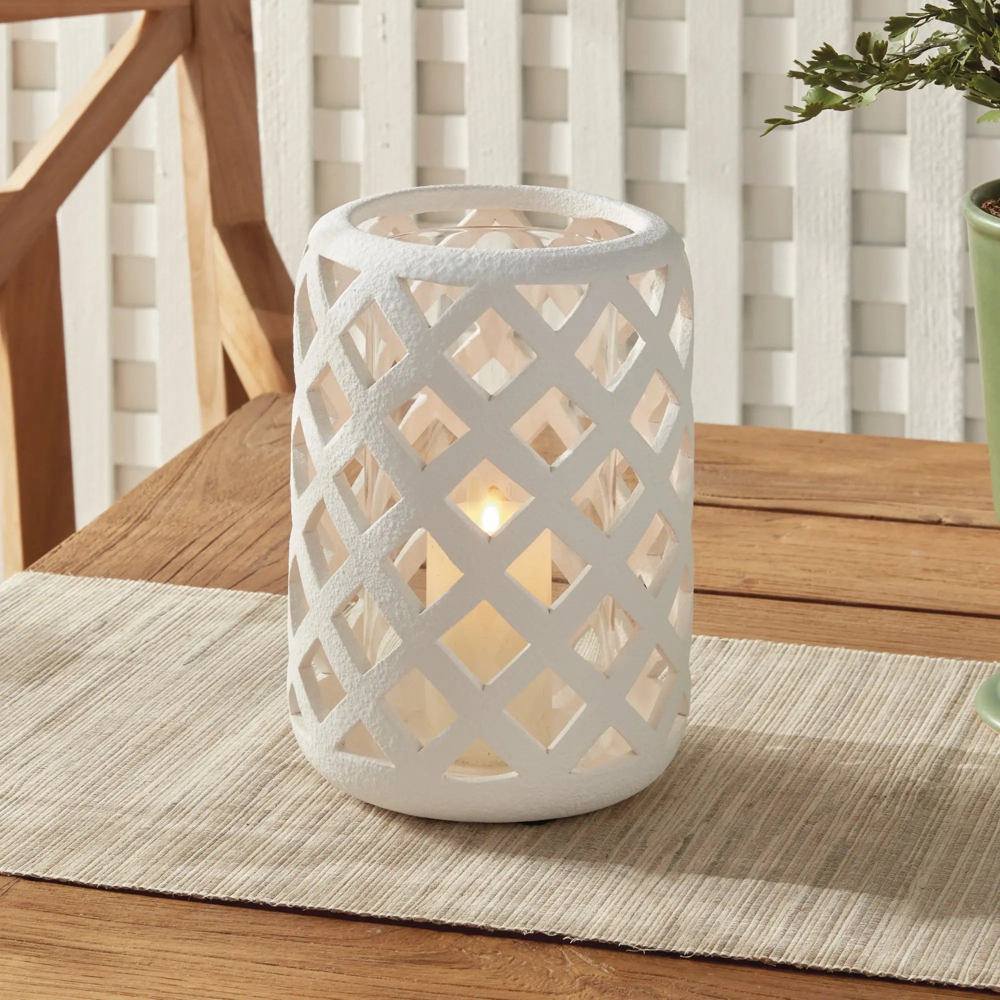 Lucca hurricane candleholder - LARGE