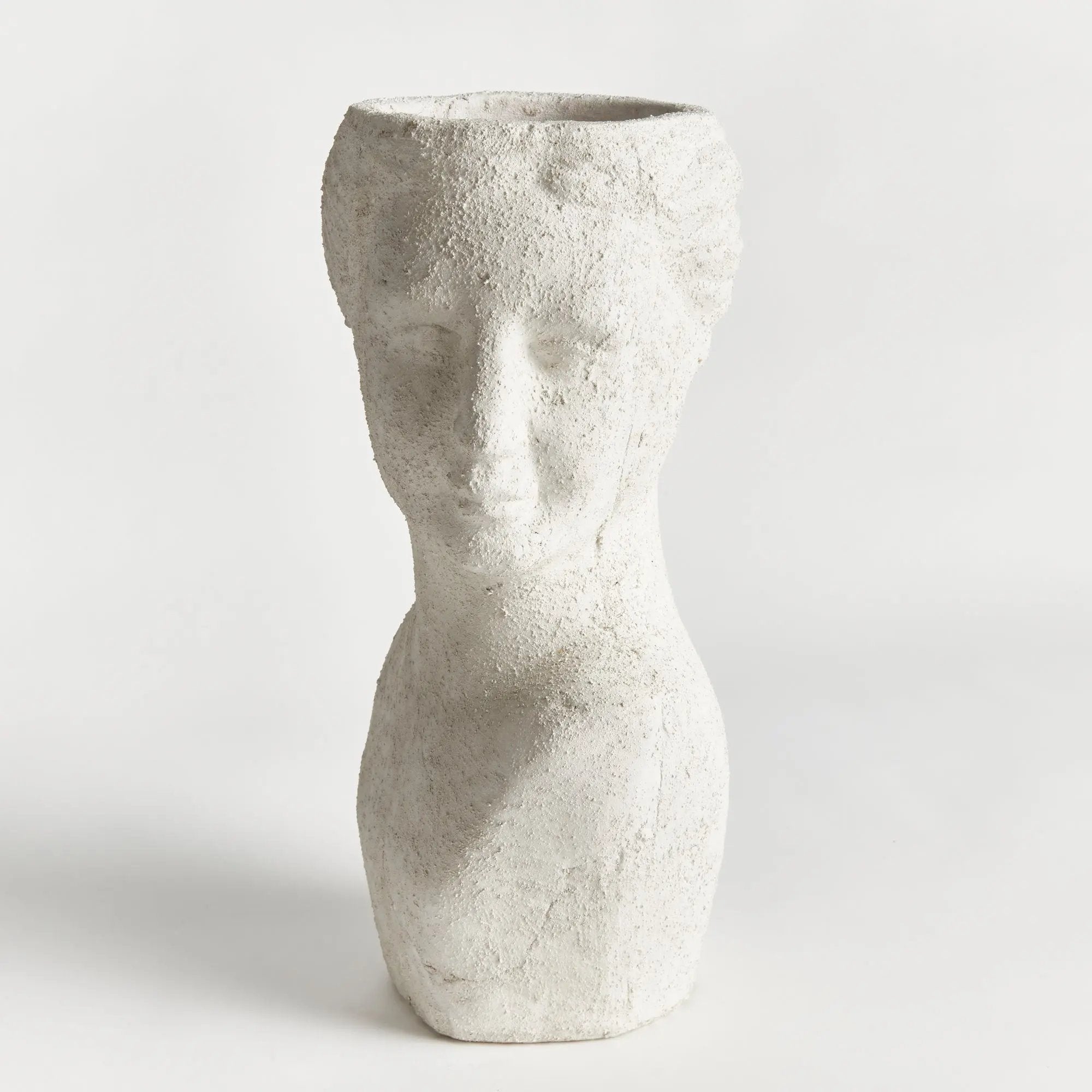 Weathered Garden Female Bust Planter | Limestone Finish Napa Home & Garden