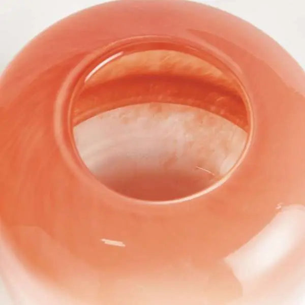 Melora Vase - Small or Large Melon Ombre Mouth-Blown Glass - Villa Decor & Design