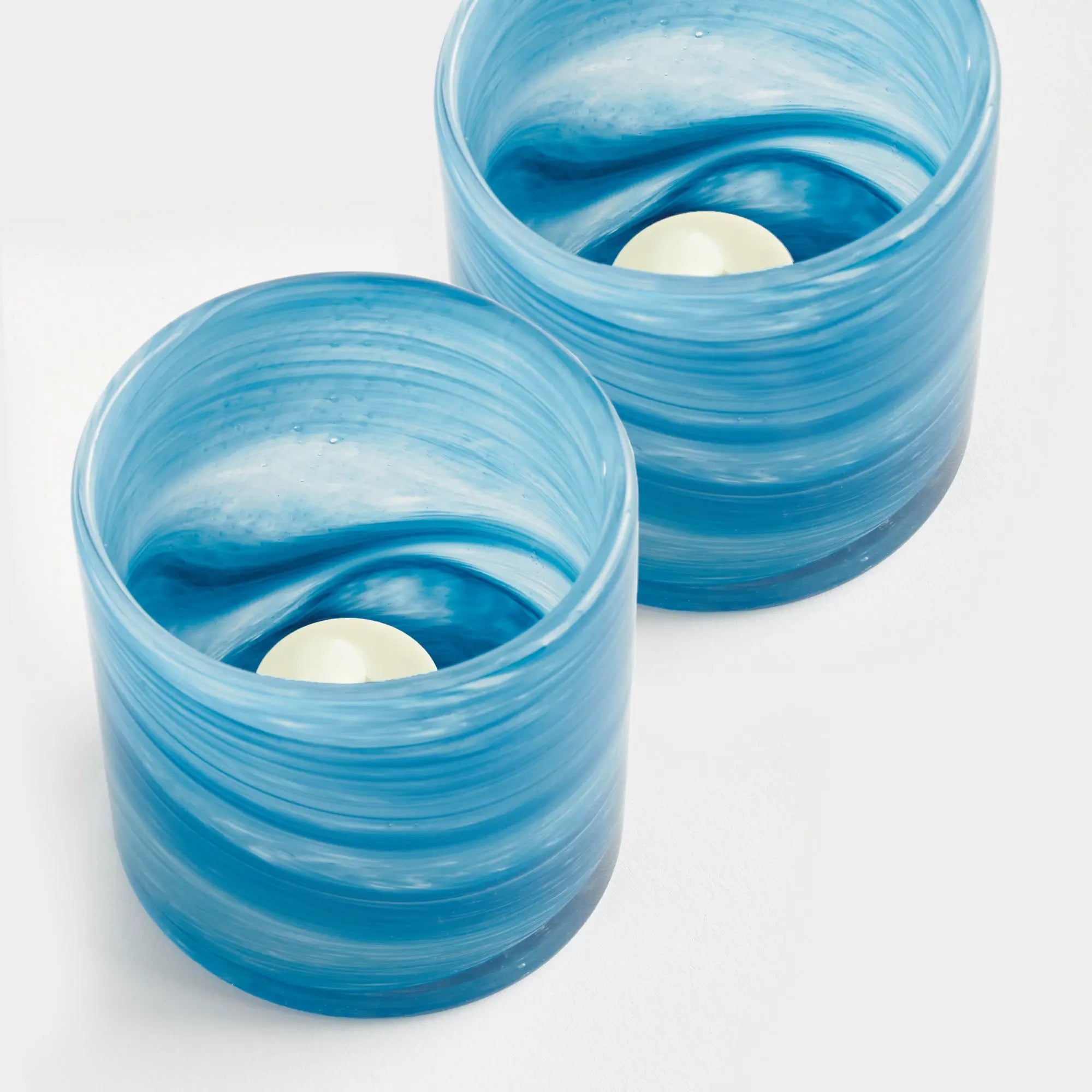 Barclay Butera Seaside Glass Hurricane