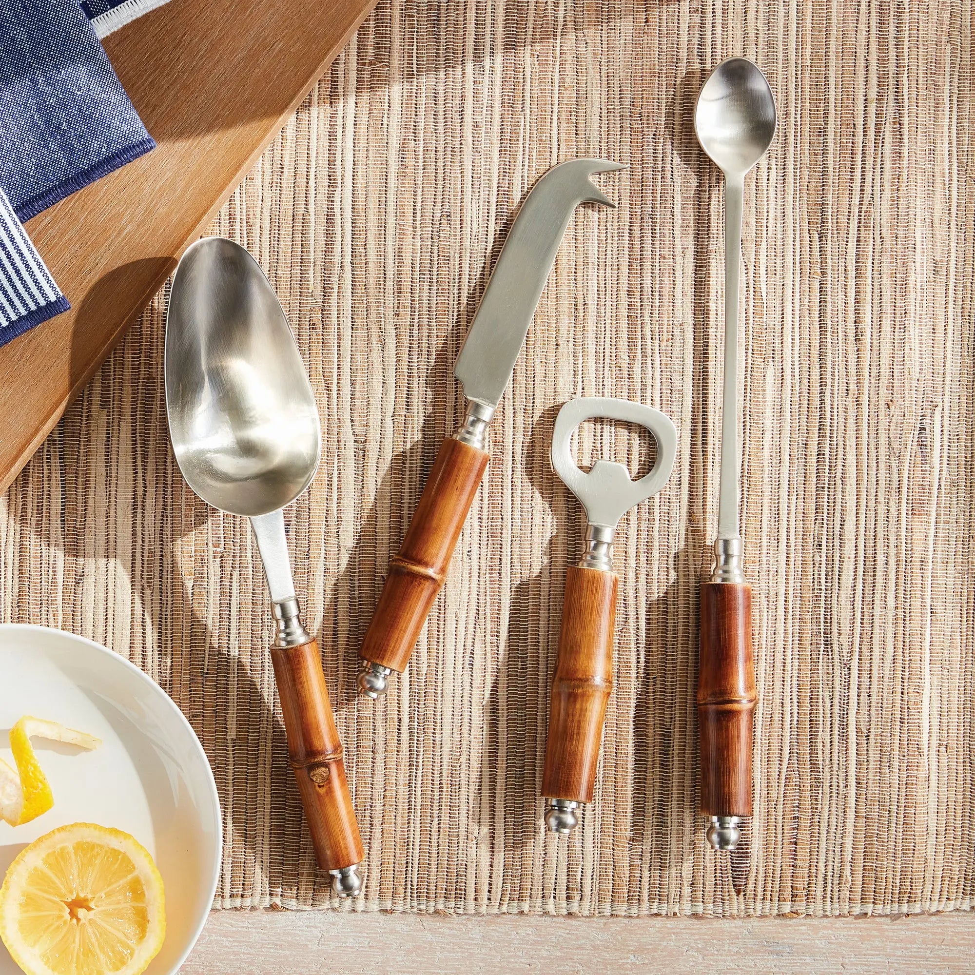 Barclay Butera Bamboo Cocktail Tool Set